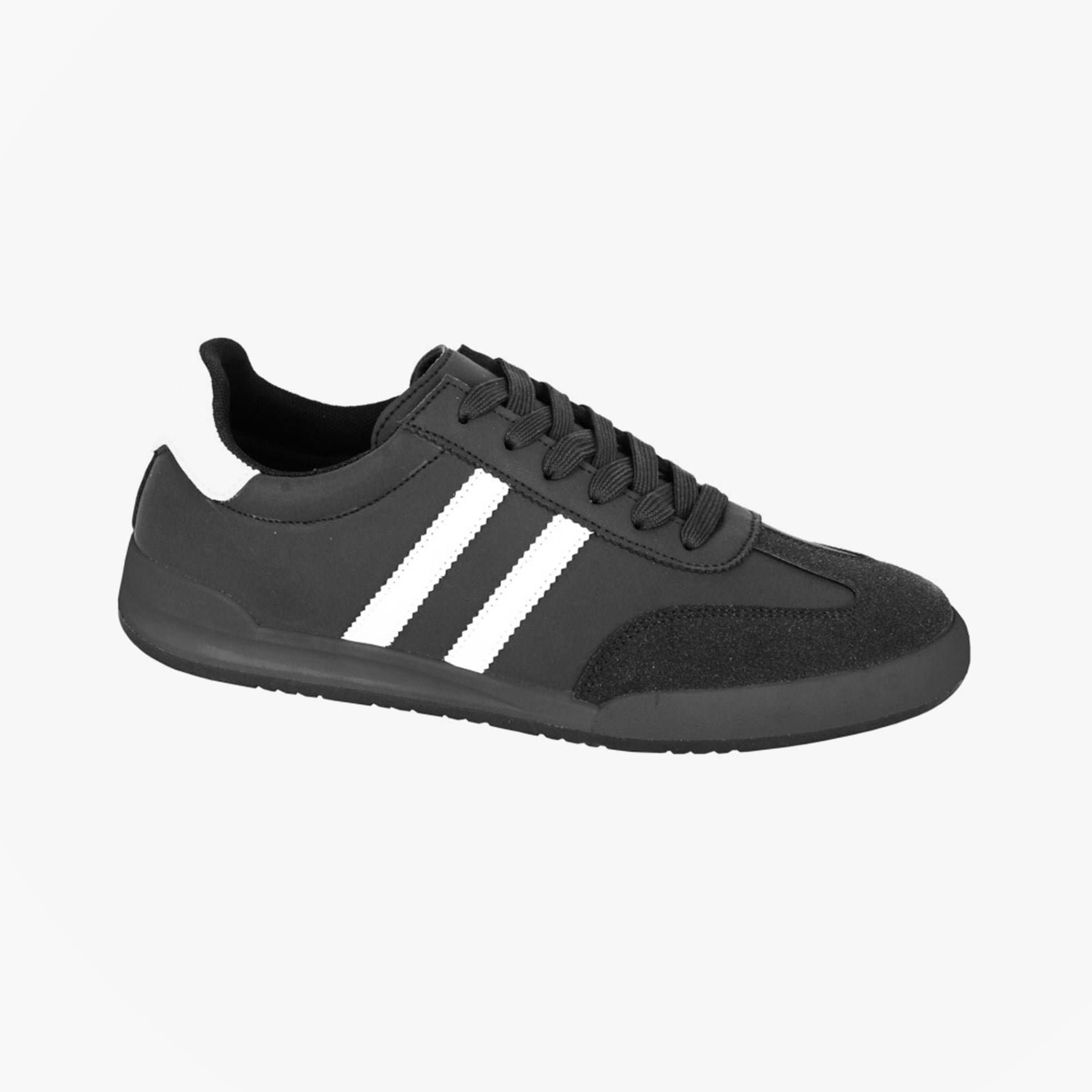 DEK KITE Mens Trainers Black/White