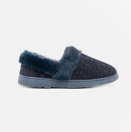 Dr Keller AVON Womens Full Slippers Navy