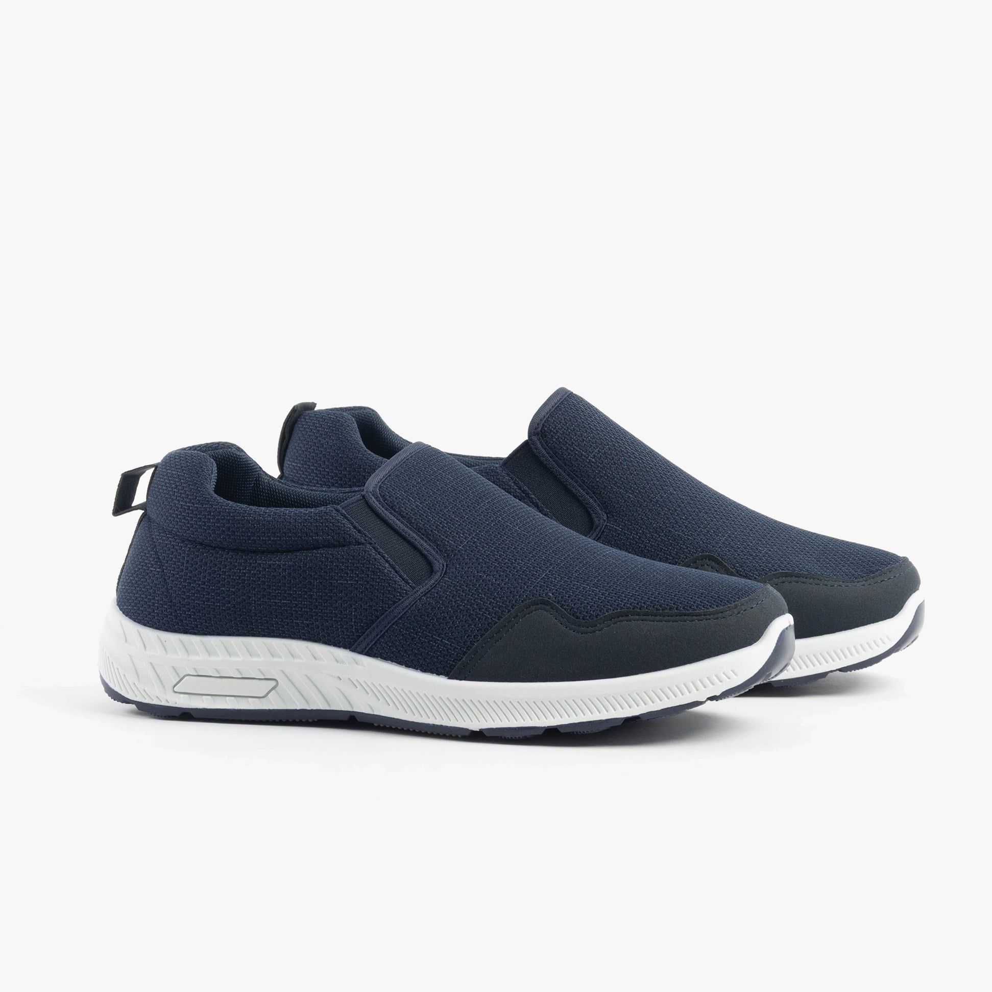 Dr Keller CRAIG Mens Wide-Fit Trainers Navy