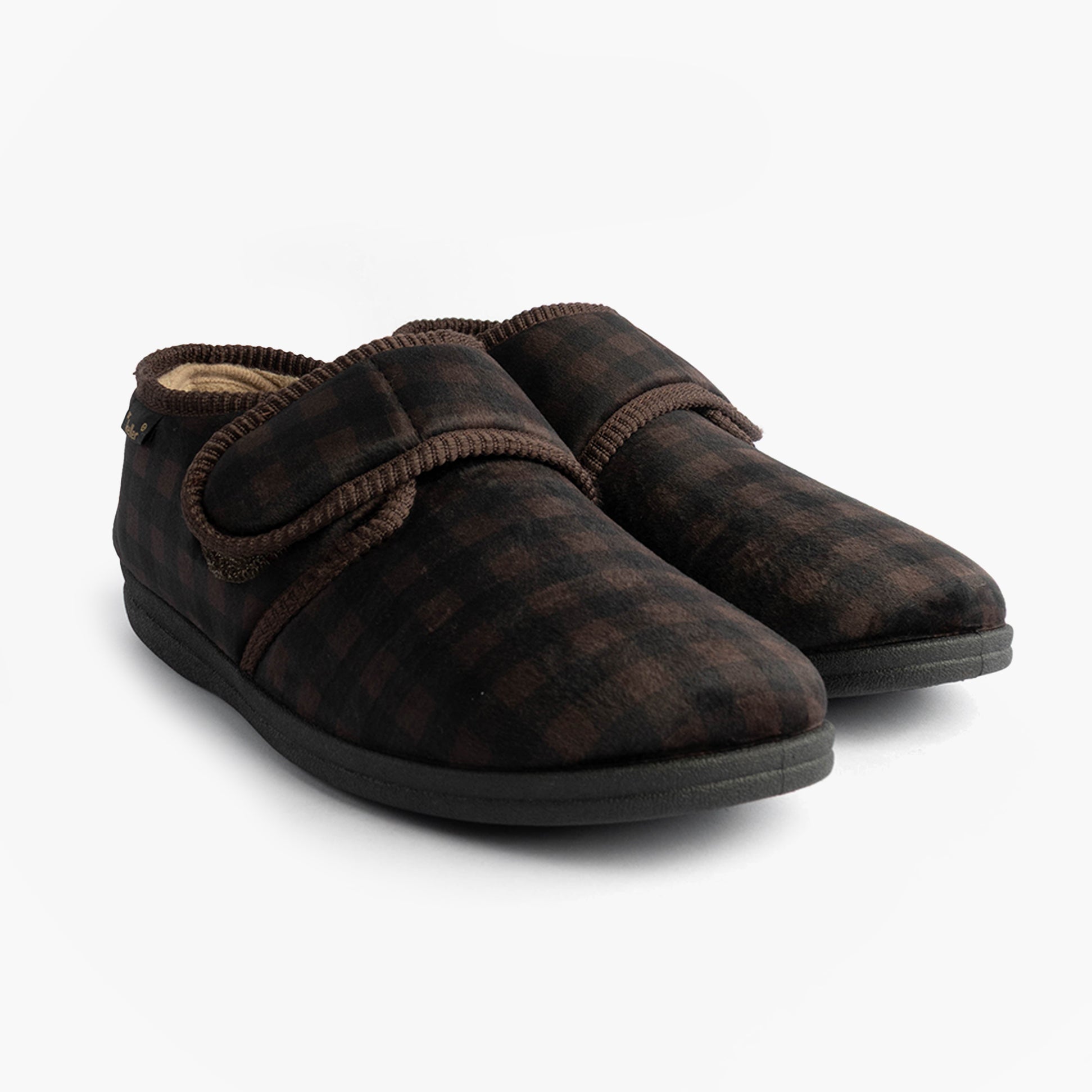 Dr Keller DARREN VELC Mens Slippers Brown