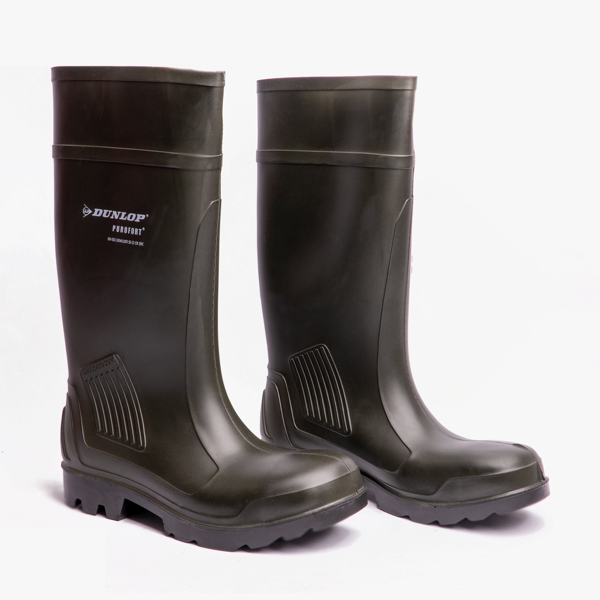 Dunlop PUROFORT PROFESSIONAL Unisex Safety Wellington Boots Green