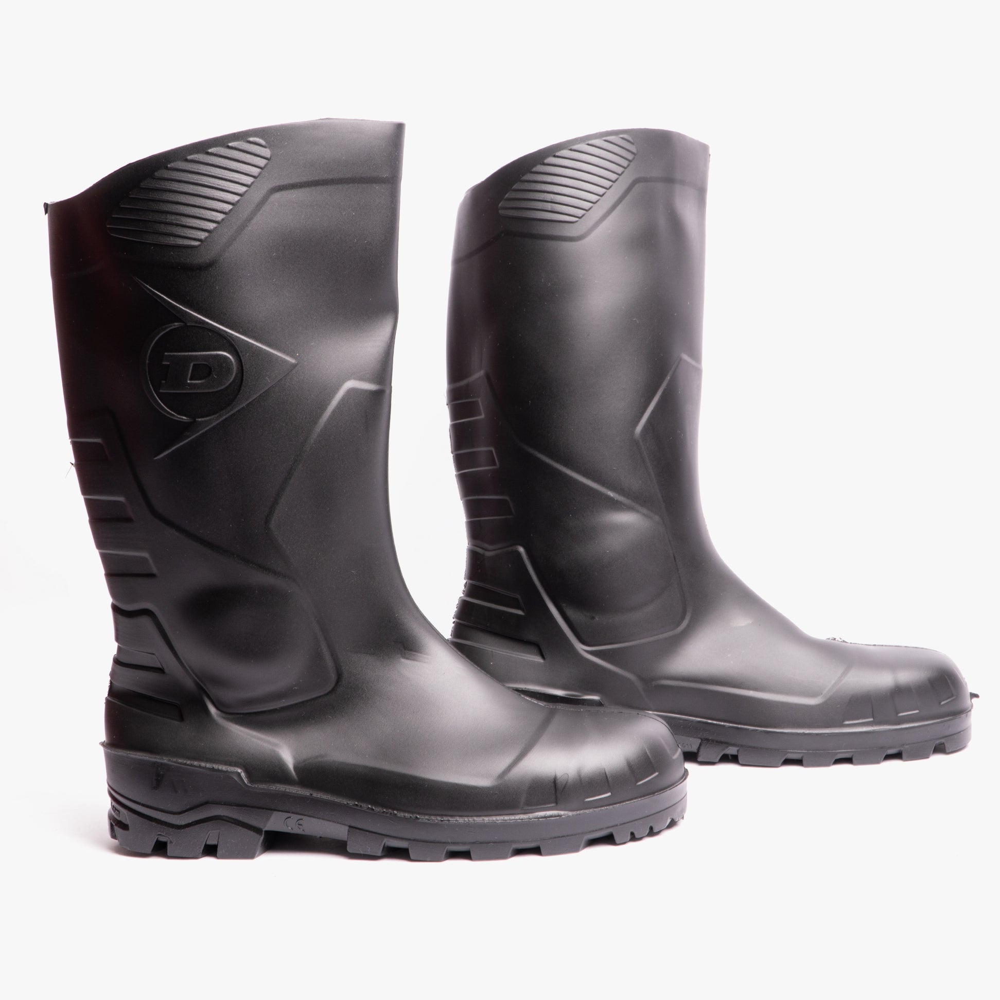 Dunlop DEVON Unisex Steel Safety Wellington Boots Black