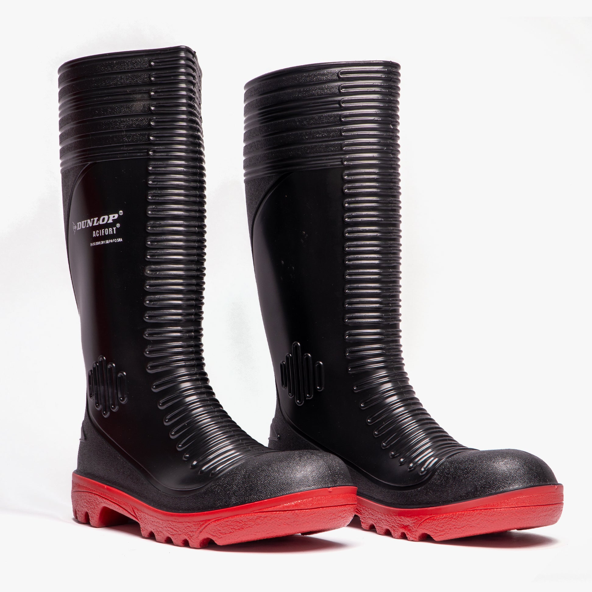 Dunlop ACIFORT Mens Safety Wellington Boots Black