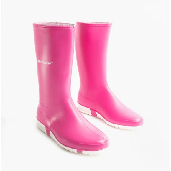 Dunlop SPORT Womens Wellies Pink