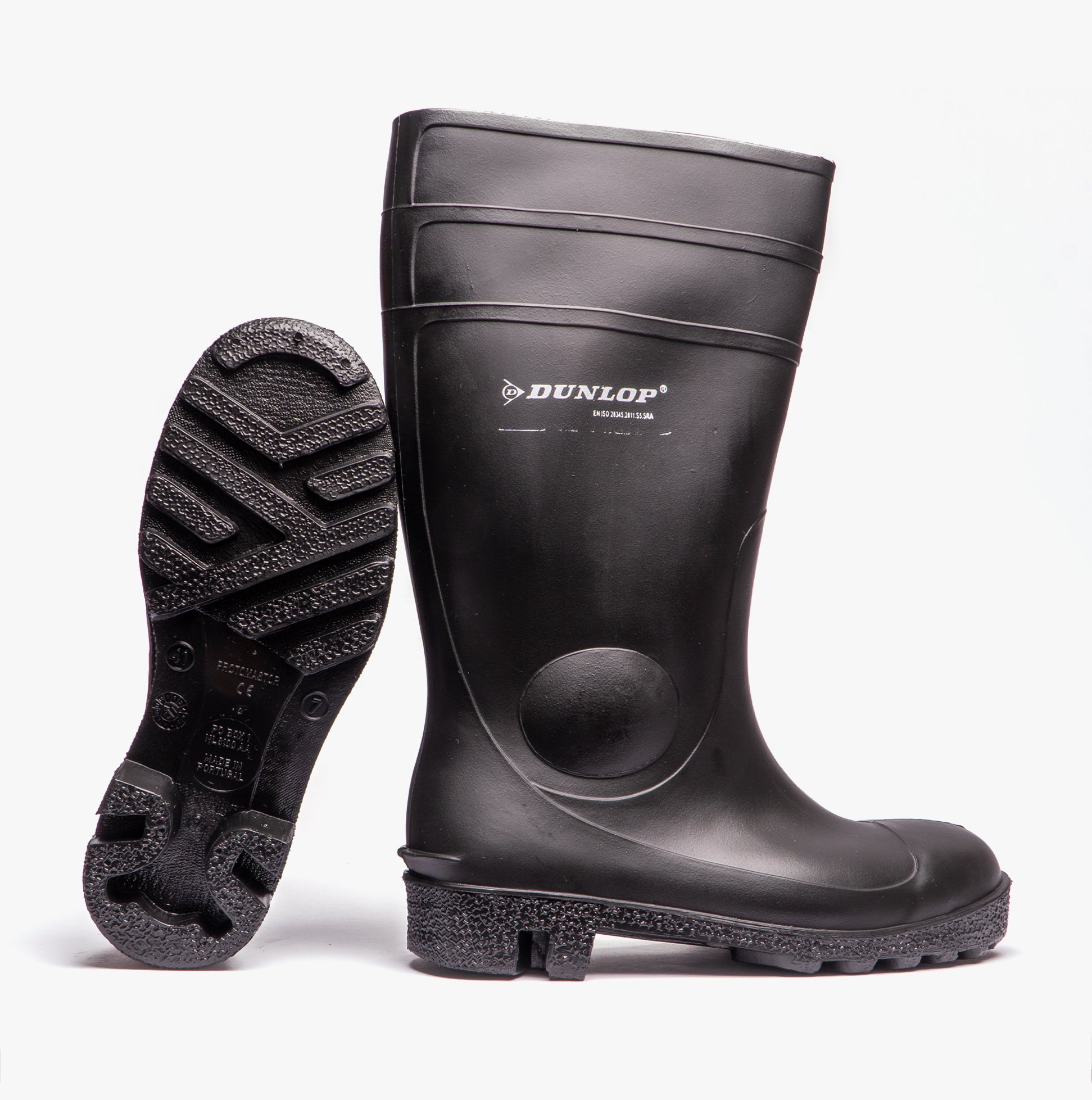 Dunlop PROTOMASTOR Unisex Safety Wellington Boots Black
