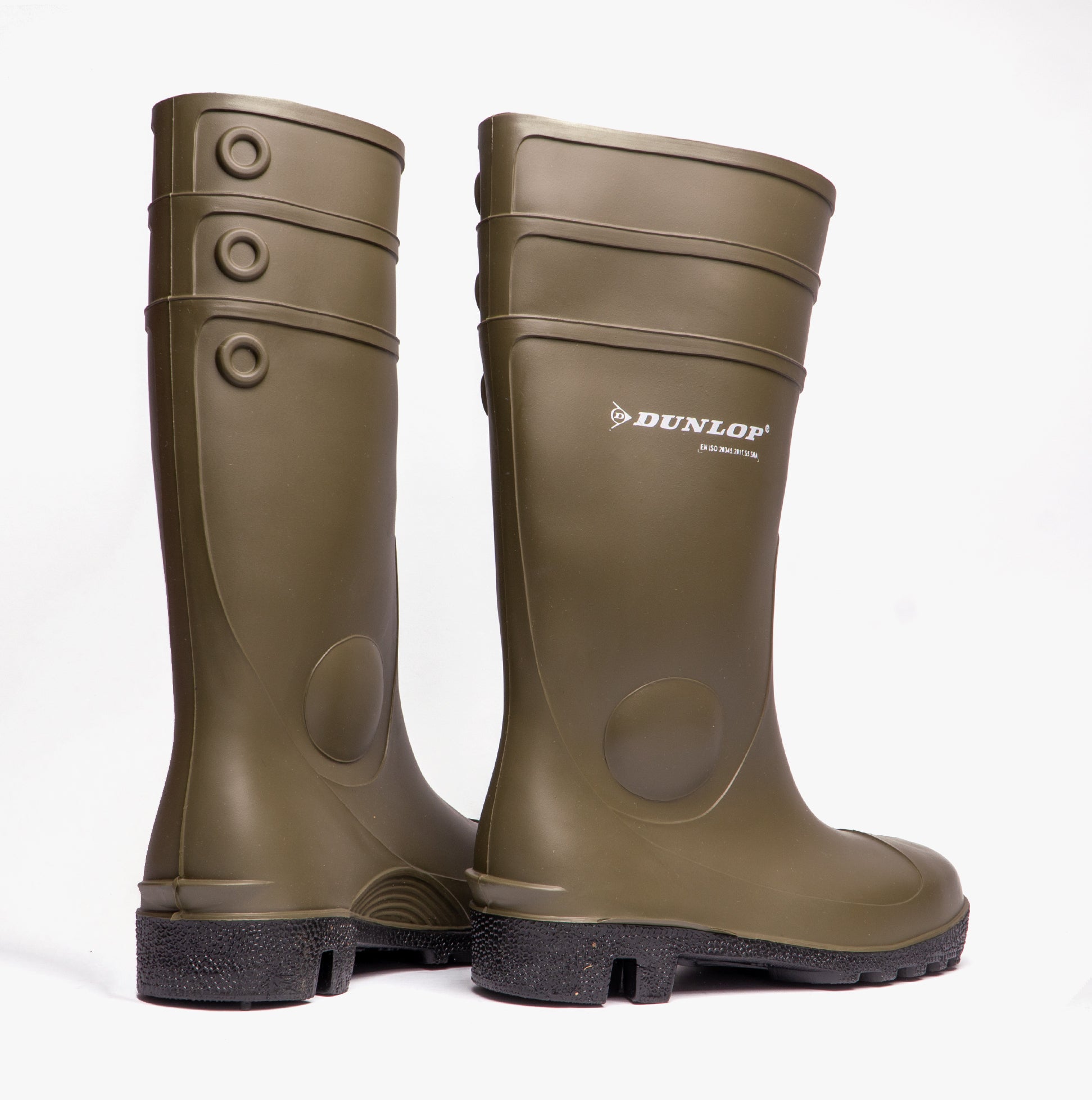 Dunlop PROTOMASTOR Unisex Safety Wellington Boots Green