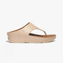 FitFlop SHUV TOE-POST Womens Sandals Stone Beige