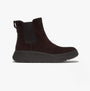 FitFlop F-MODE SUEDE FLATFORM Womens Chelsea Boots Chocolate Brown