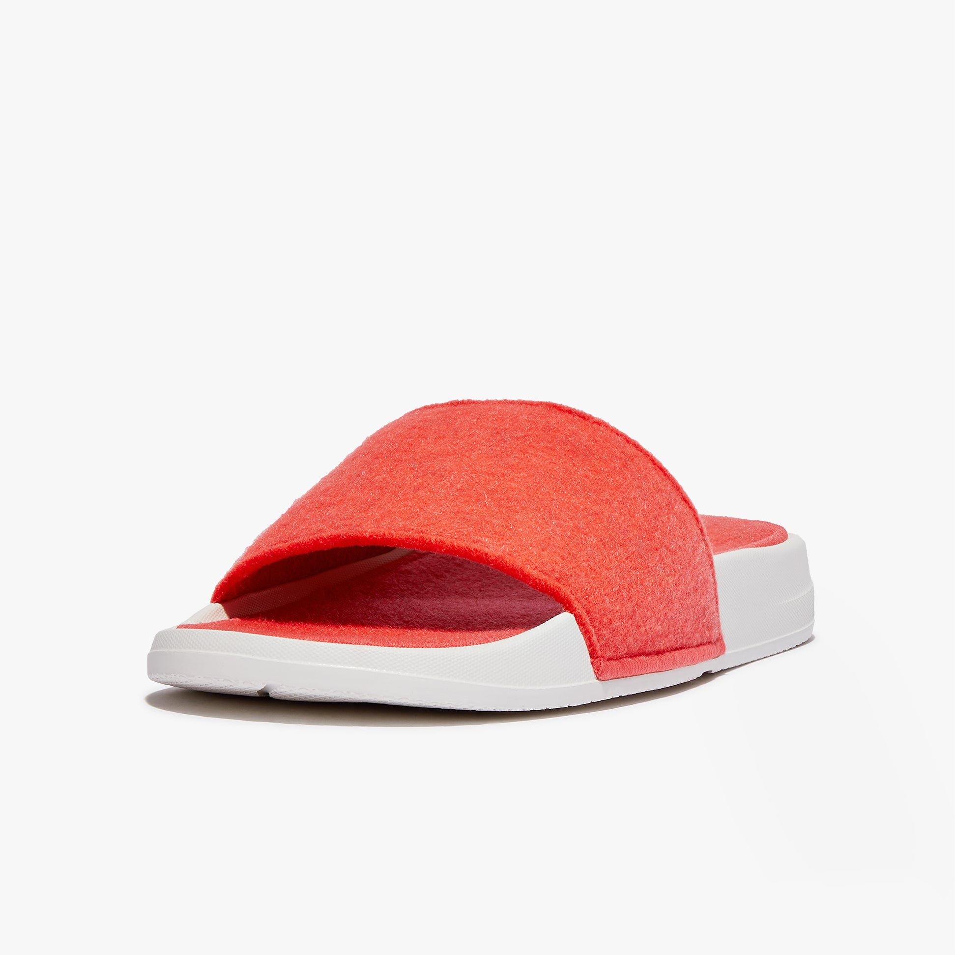 FitFlop IQUSHION E01 Womens Slides Neon Orange