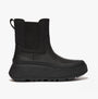 FitFlop F-MODE FLATFORM Womens Chelsea Boots All Black