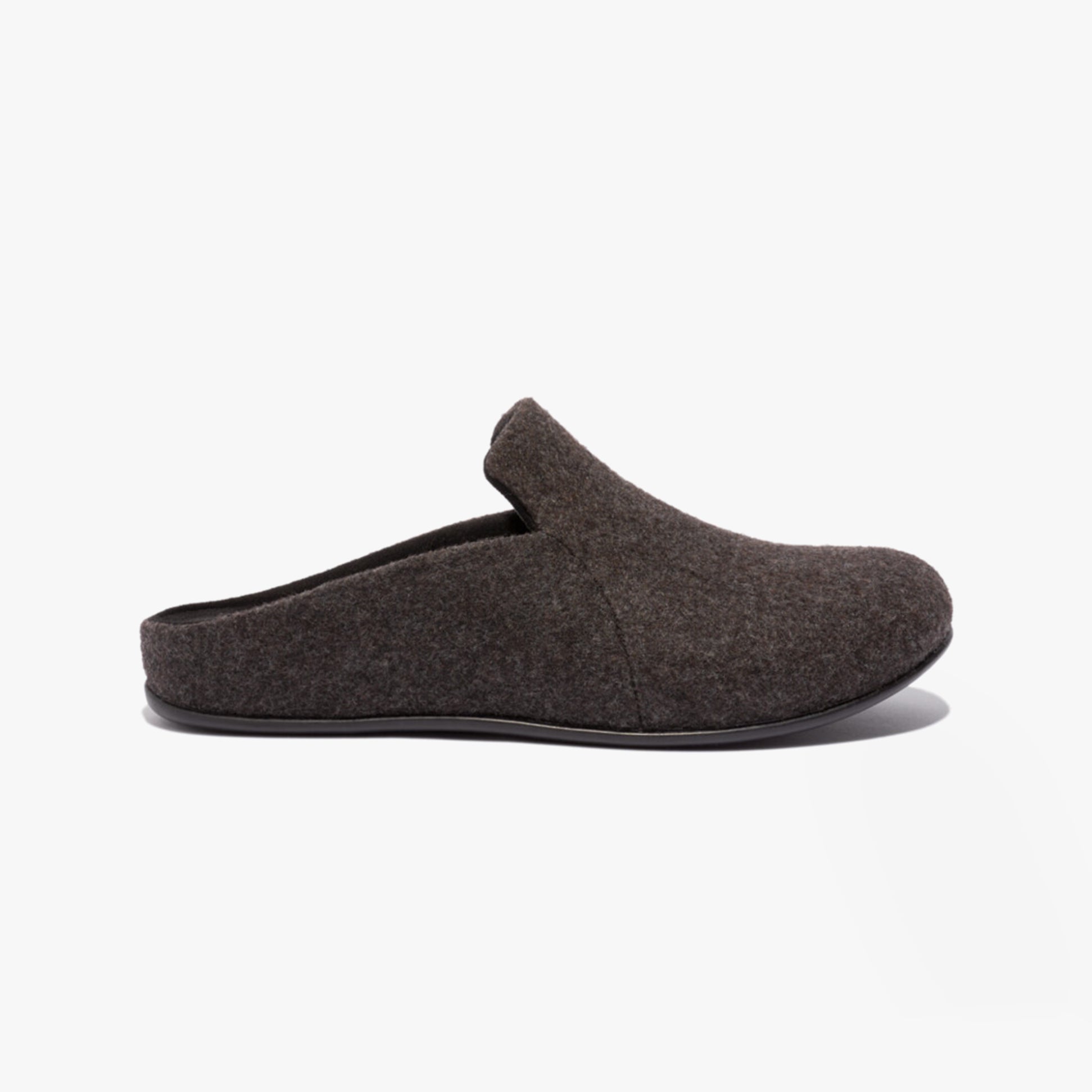 FitFlop CHRISSIE II HAUS E01 Womens Felt Slippers All Black