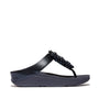 FitFlop FINO BAUBLE-BEAD Womens Toe Post Sandals Midnight Navy