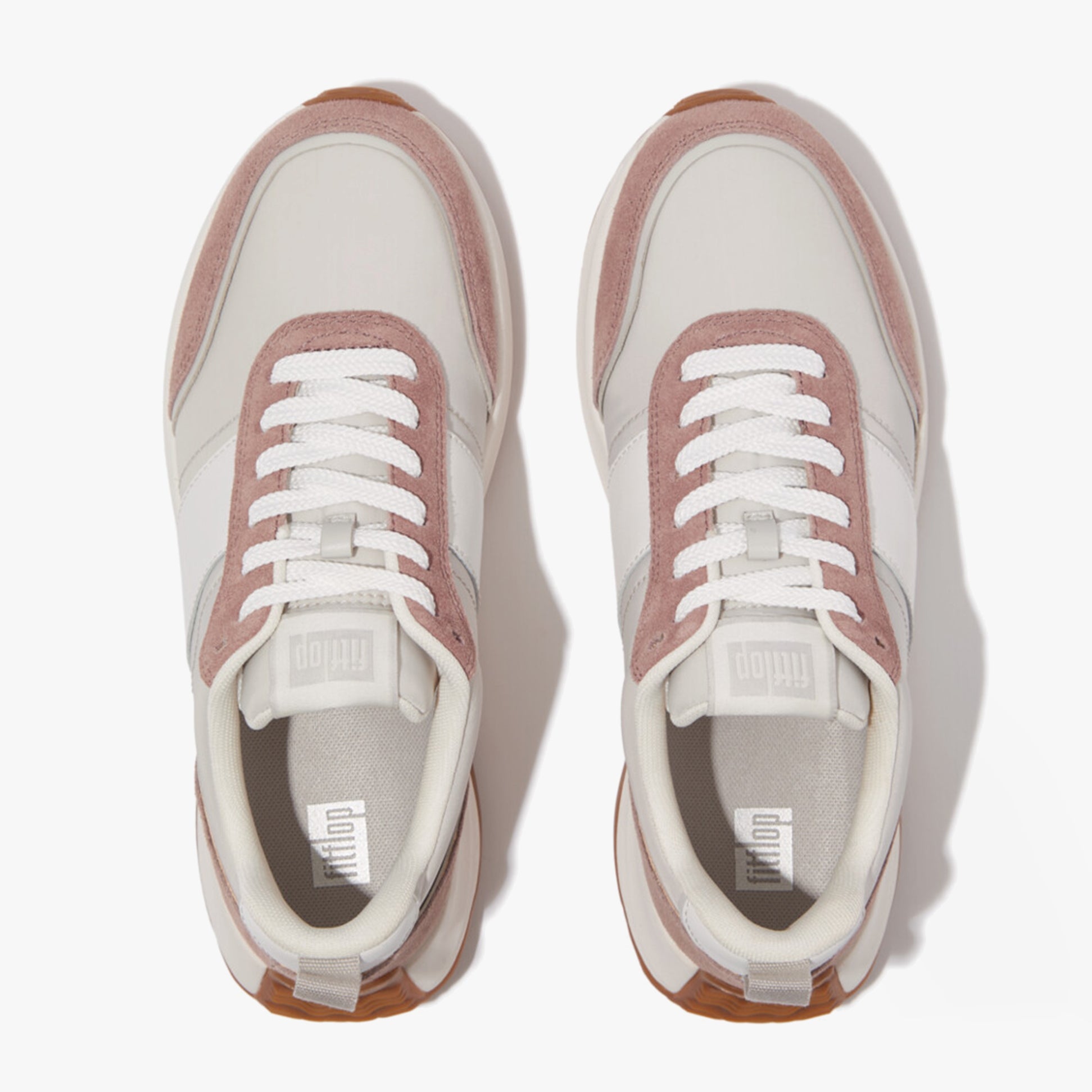 FitFlop F-MODE Womens Trainers Dusky Pink Mix