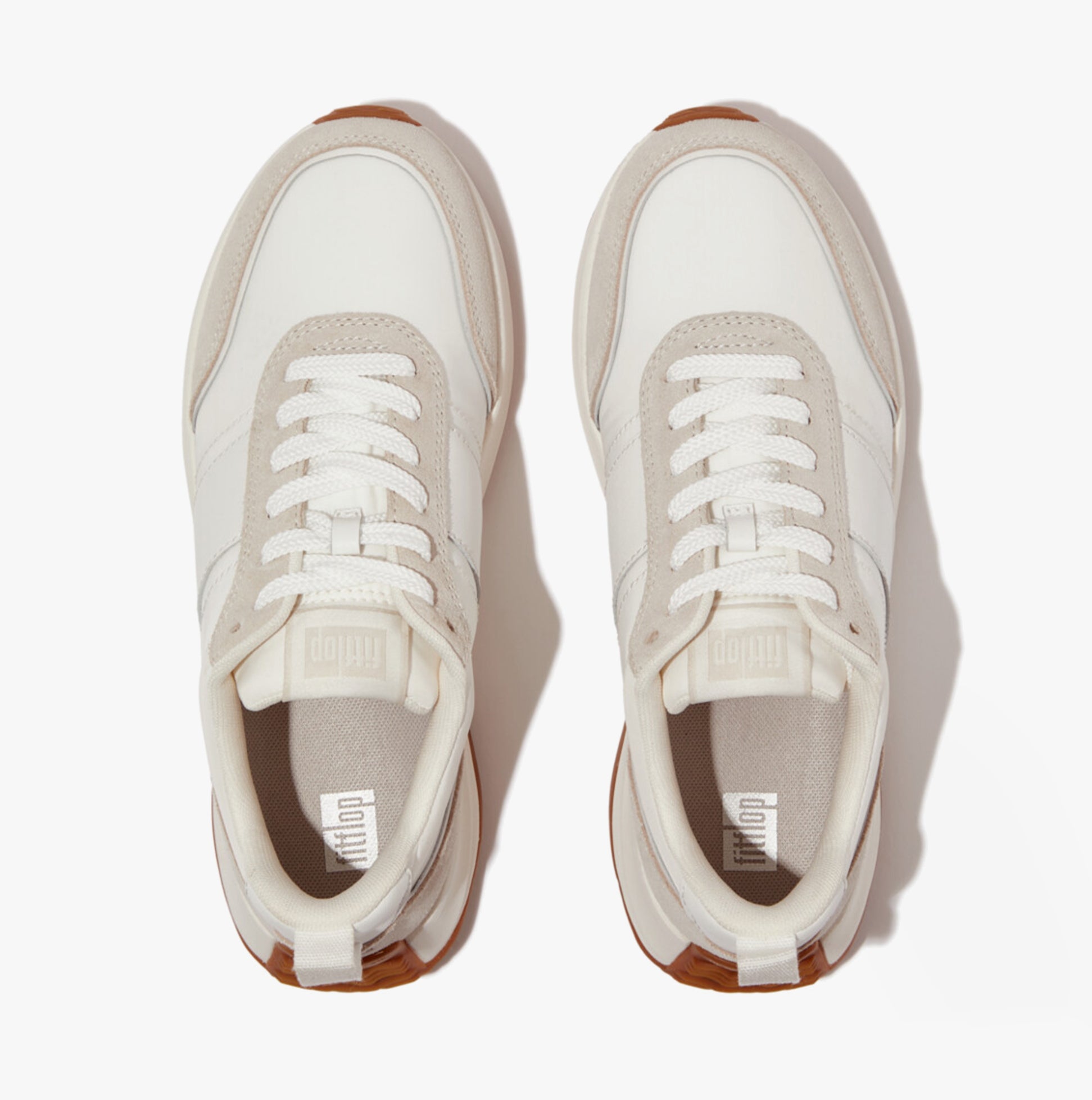 FitFlop F-MODE Womens Trainers Urban White Mix