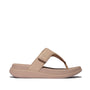 FitFlop F-MODE GO Womens Toe Post Sandals Classic Beige