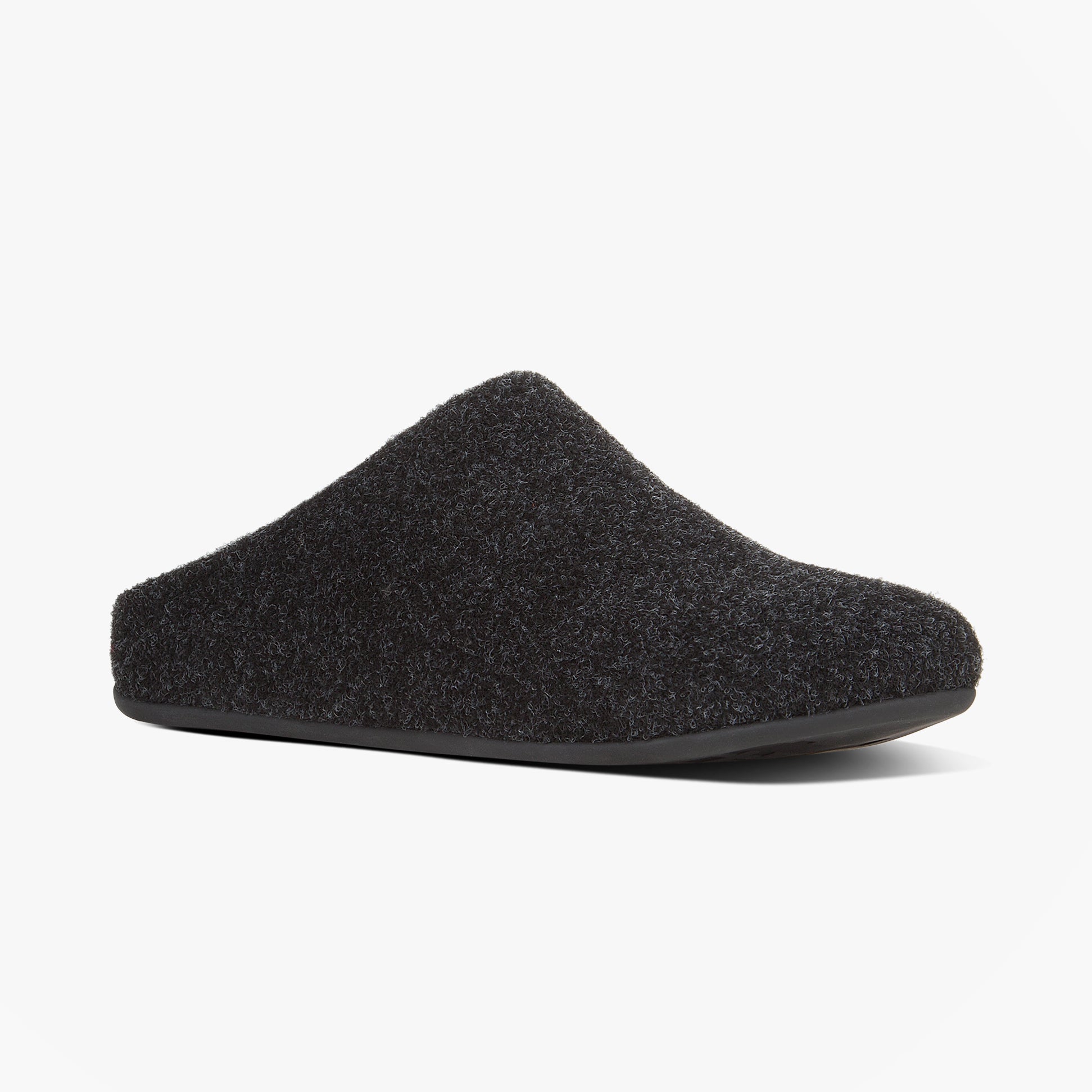 FitFlop CHRISSIE Womens Felt Slippers Black