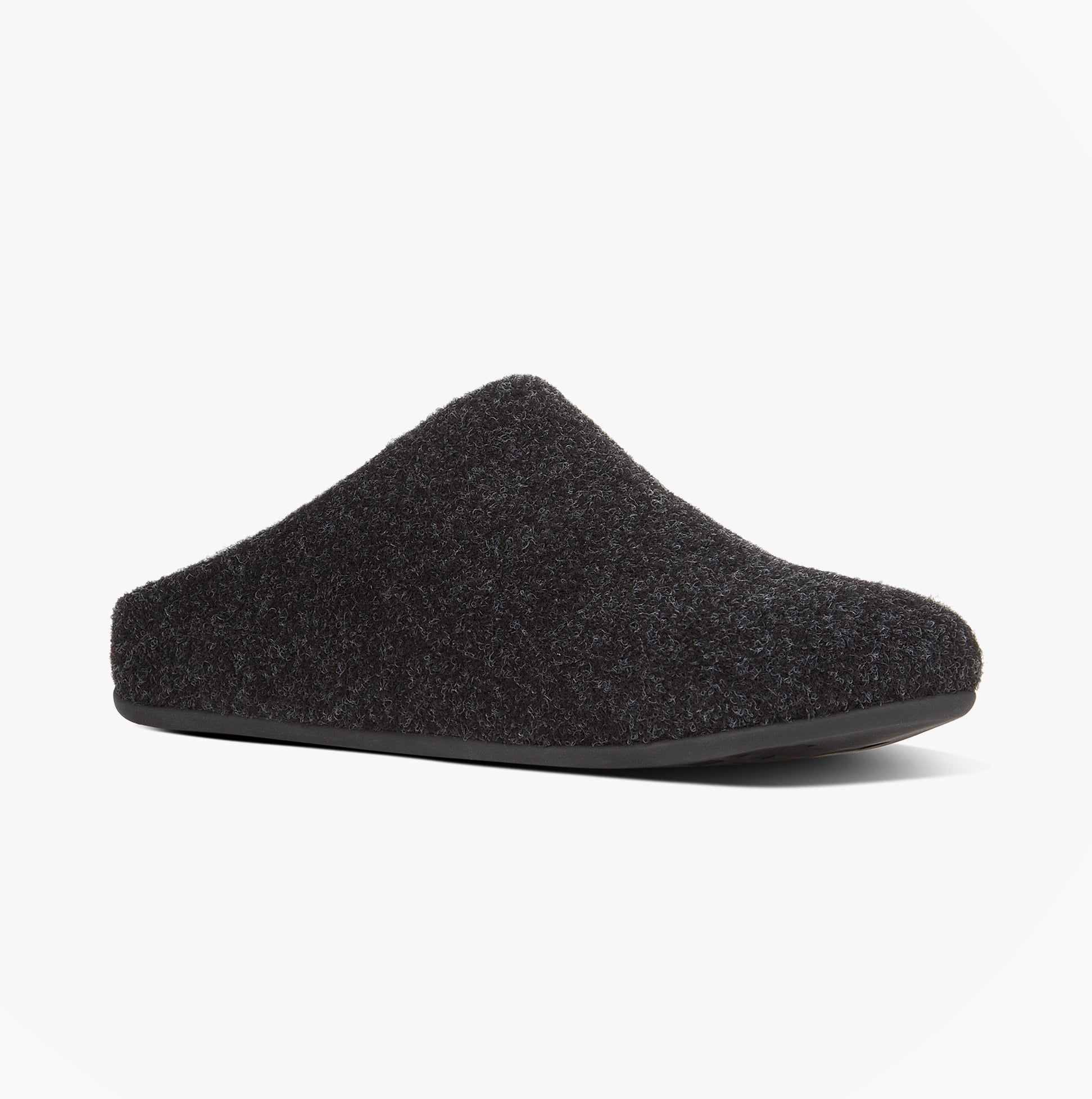 FitFlop CHRISSIE Womens Felt Slippers Black