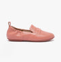 FitFlop EN2-955 ALLEGRO STUDDED LEATHER Womens Loafers Warm Rose