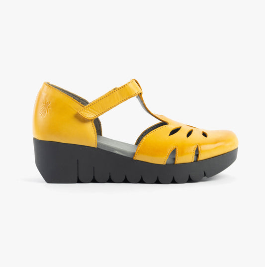 Fly London VELT224FLY Womens Sandals Mustard