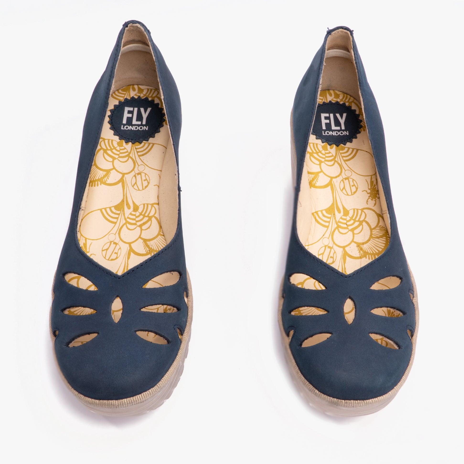 Fly London YUBI480FLY Womens Shoes Blue