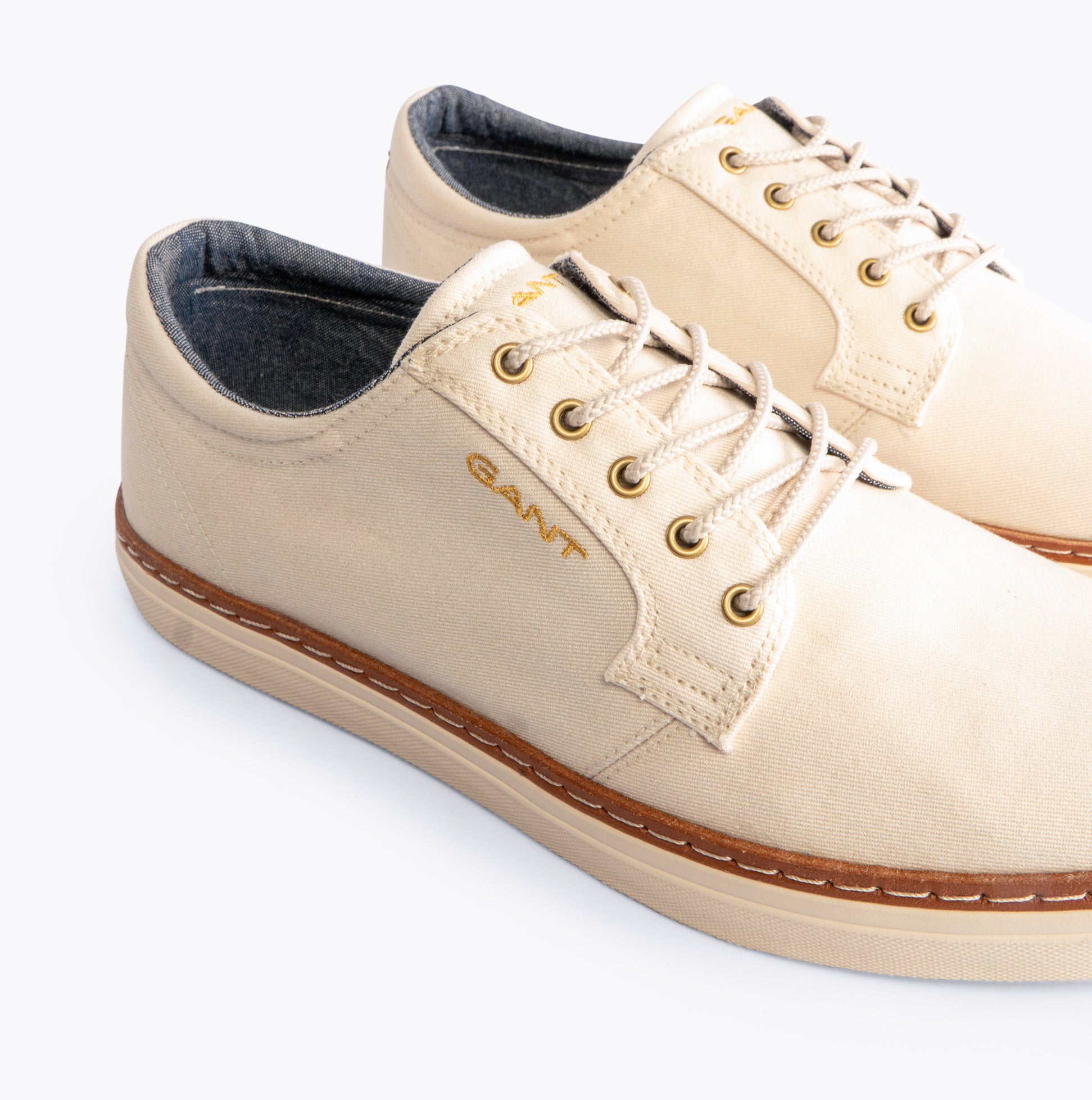 GANT PREPVILLE Mens Trainers Bone Beige