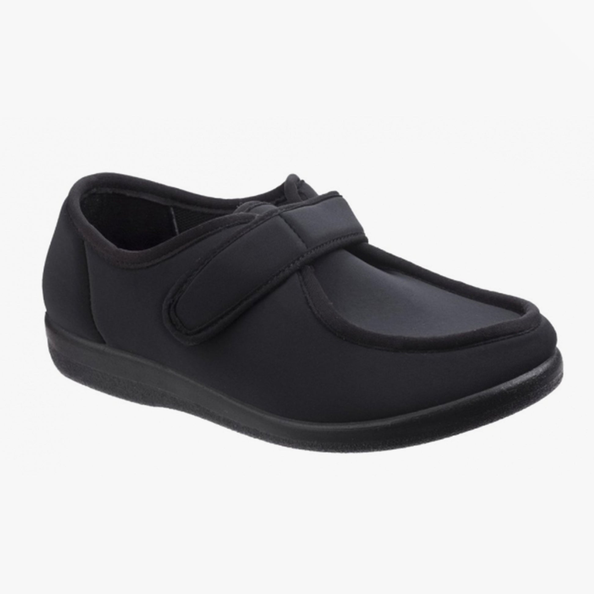 GBS Med NORTHWICK Womens Extra Wide Slippers Black