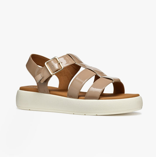 GEOX D CAMALEI Womens Sandals Caramel