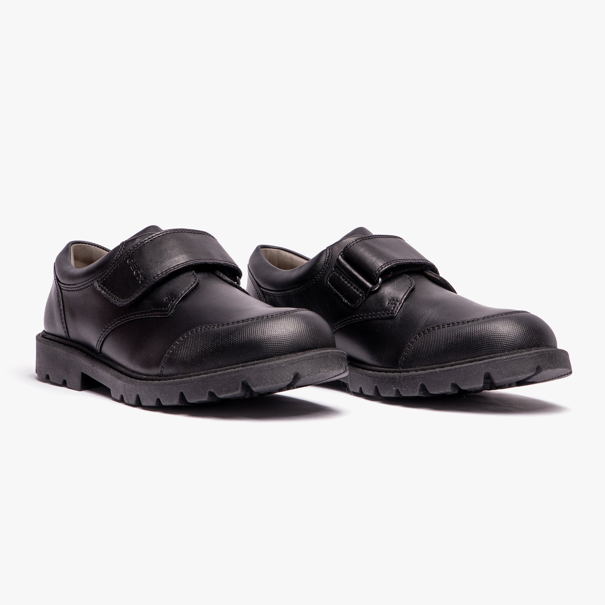 GEOX J SHAYLAX BOY Boys Formal School Shoes Black