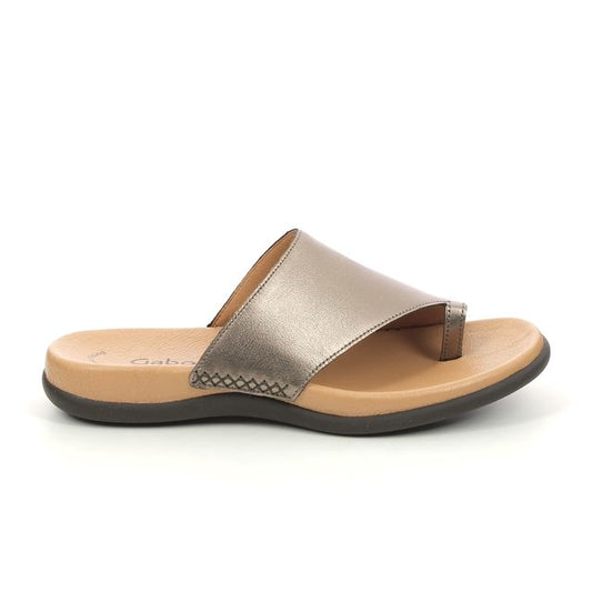 Gabor LANZAROTE Womens Sandals Silver Metallic