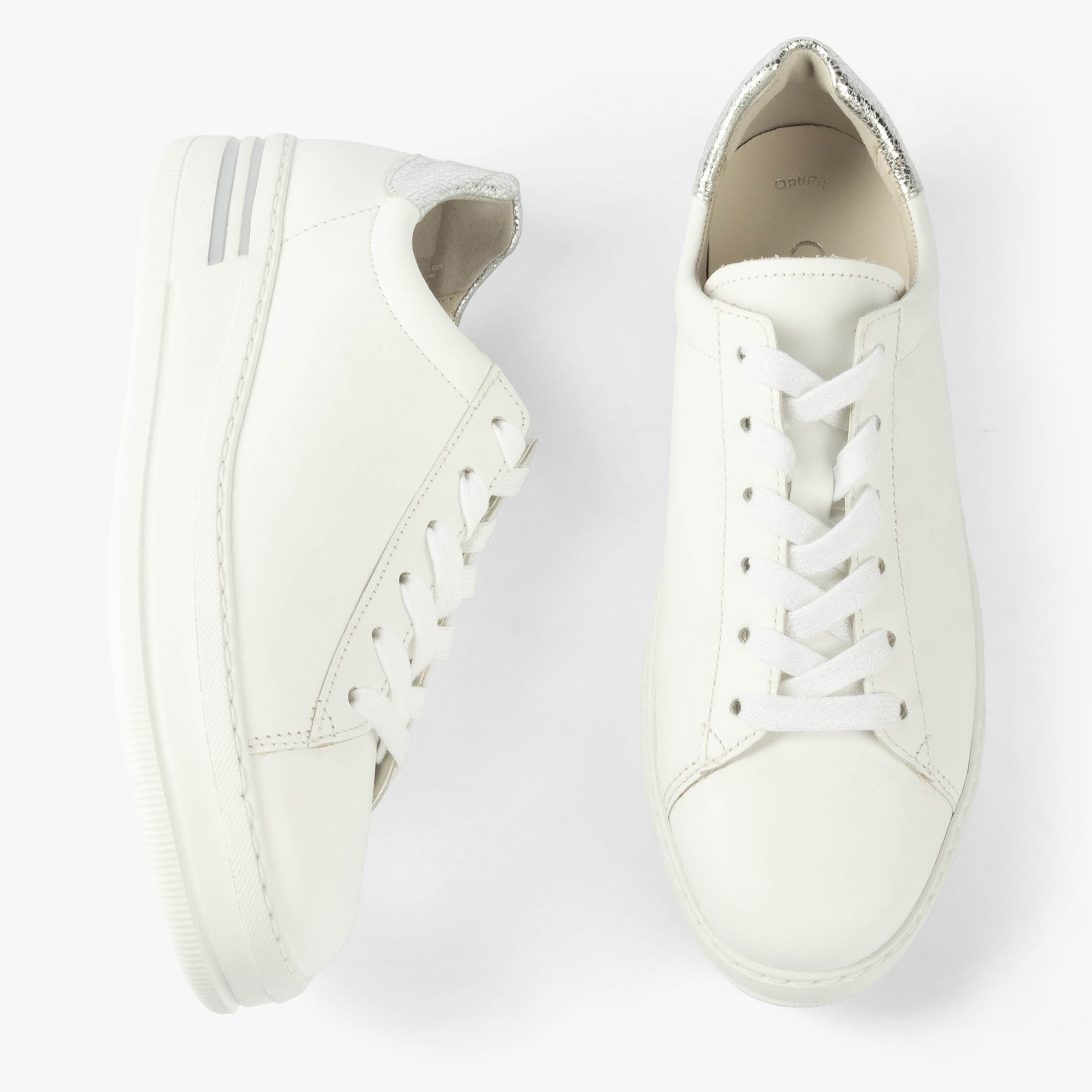 Gabor KEYSTONE Womens Trainers White/Pewter/Silver