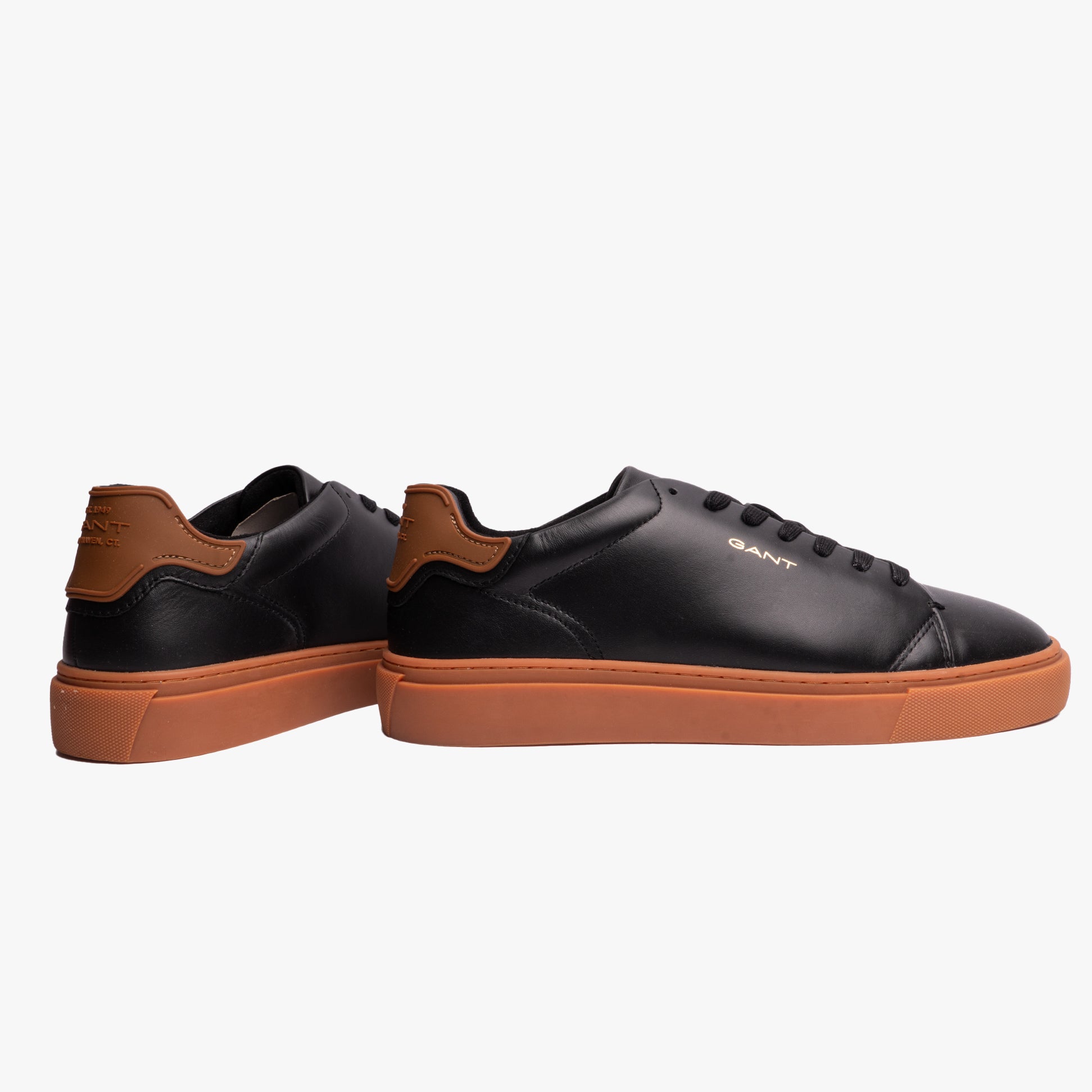 GANT MC JULIEN Mens Casual Trainers Black/Honey
