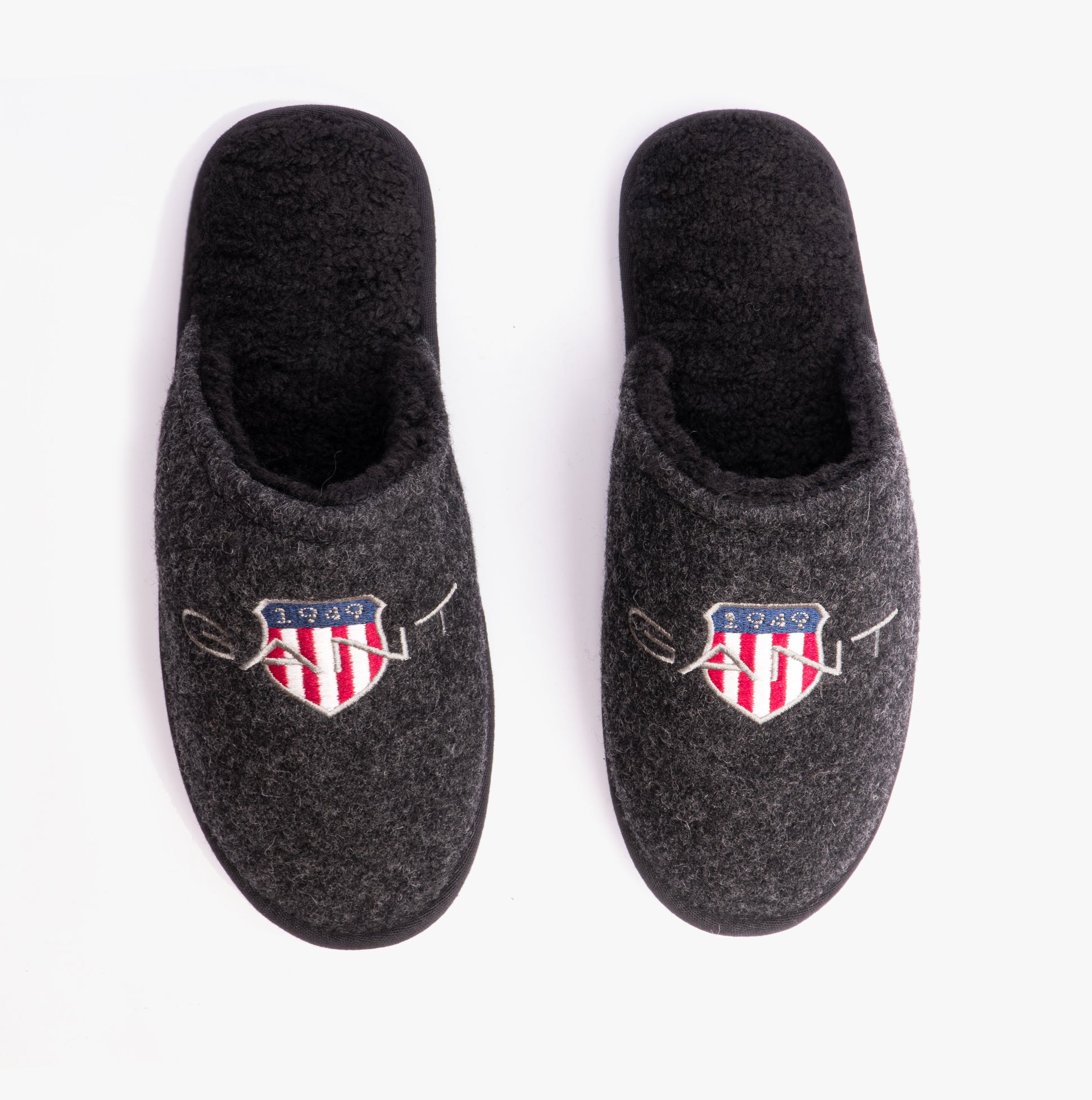 GANT TAMAWARE Mens Mule Slippers Black