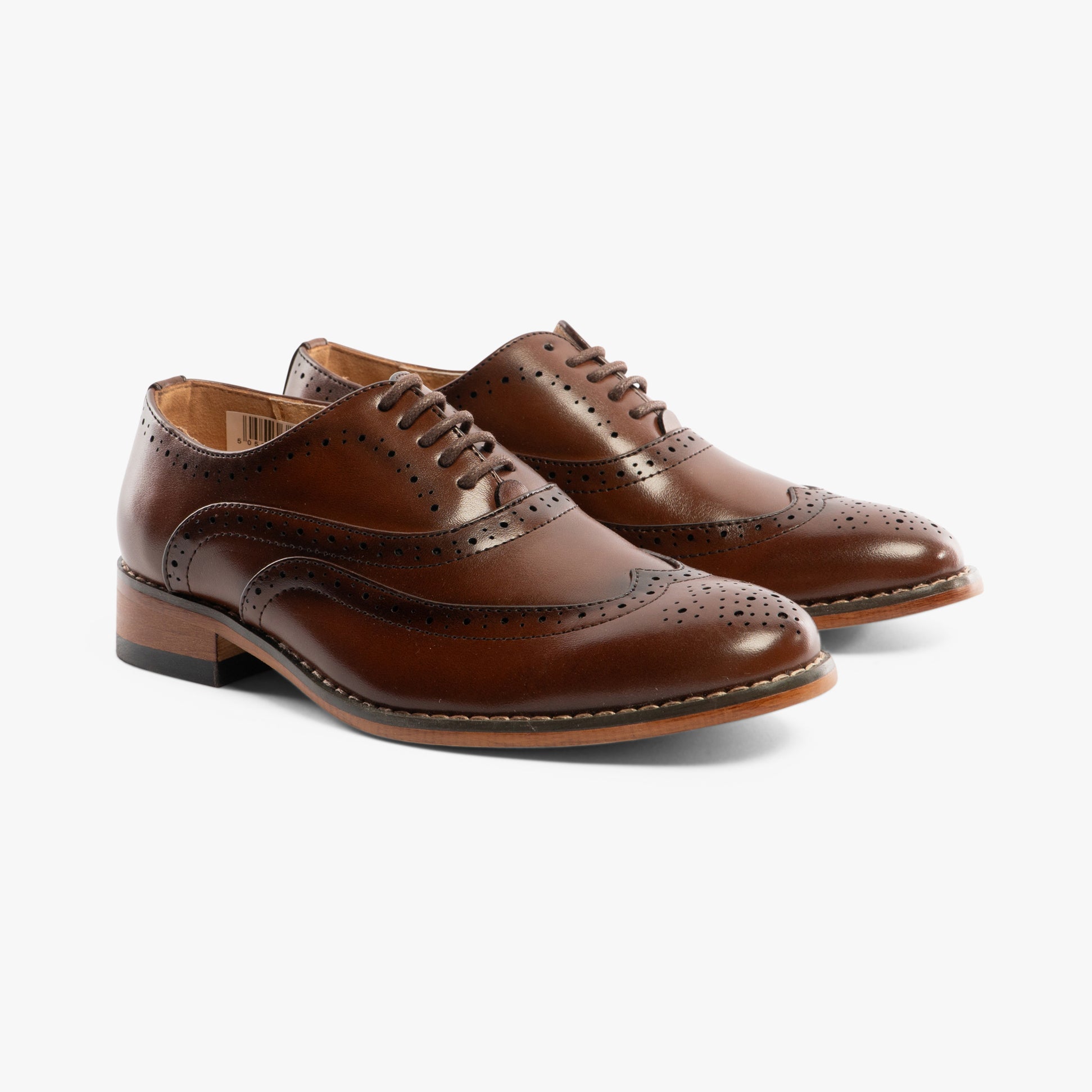 Goor TOMMY JNR Boys Oxford Brogues Brown