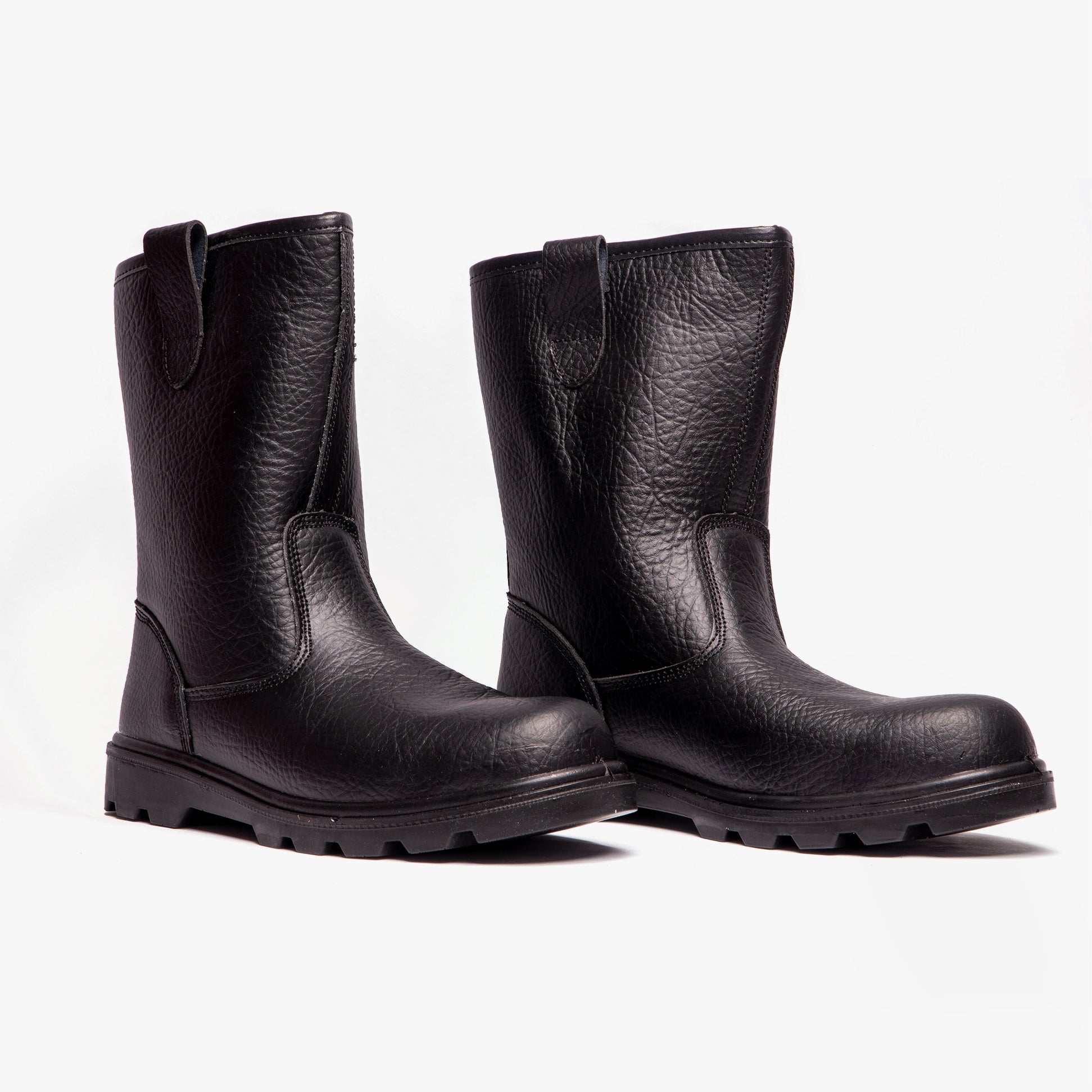 Grafters M021A Mens Rigger Safety Boots Black