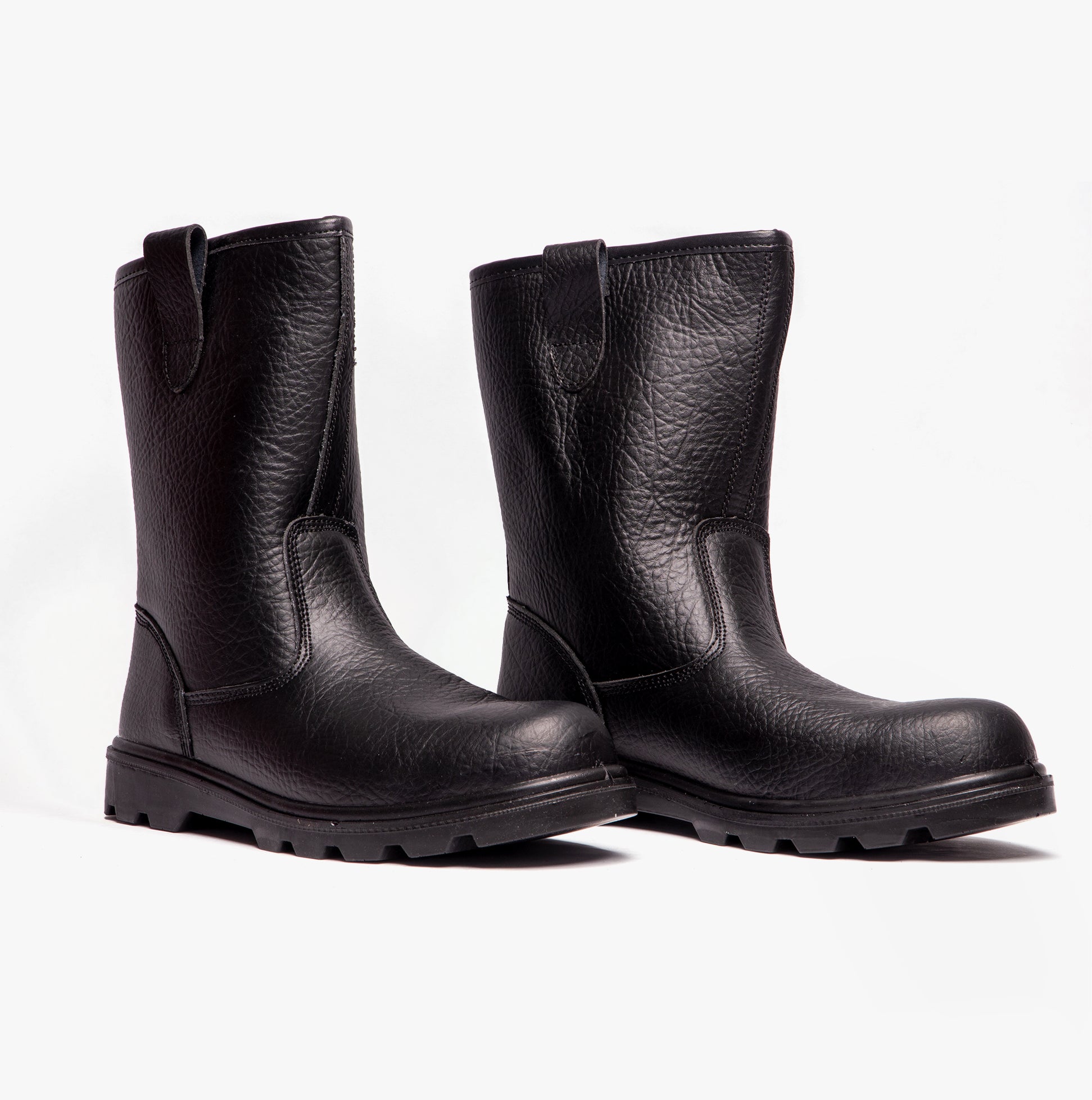 Grafters M021A Mens Rigger Safety Boots Black