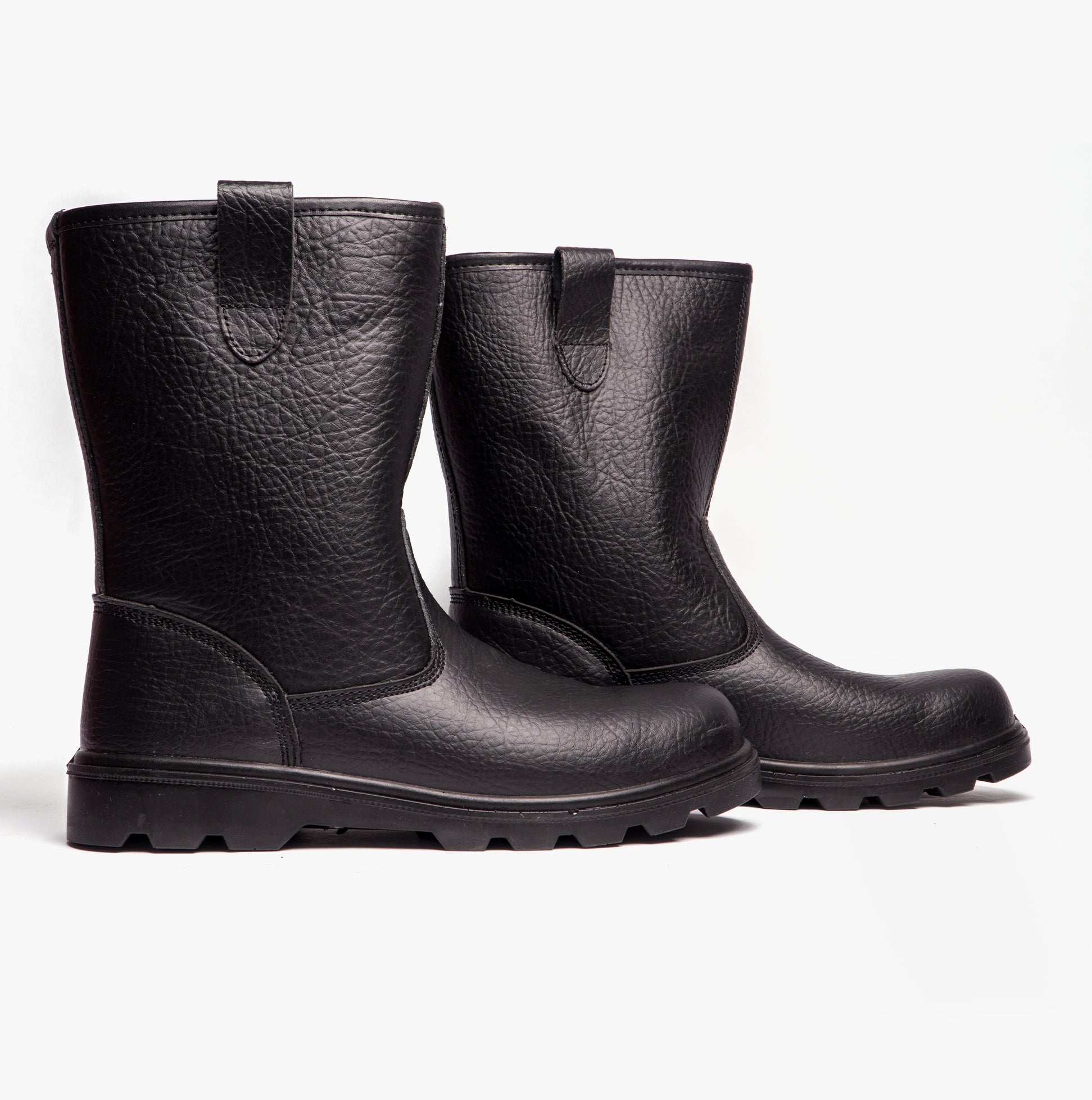 Grafters M021A Mens Rigger Safety Boots Black