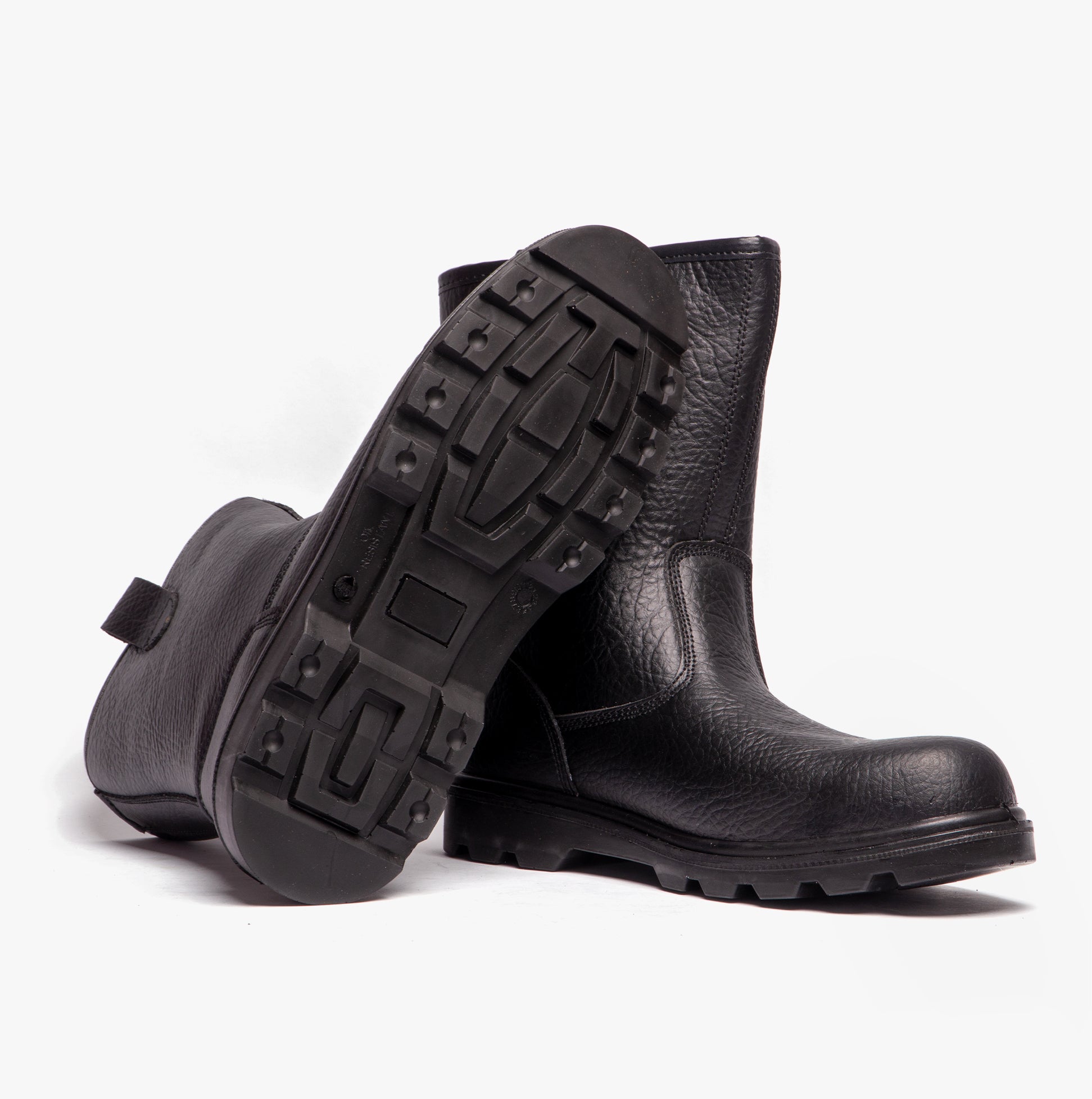 Grafters M021A Mens Rigger Safety Boots Black