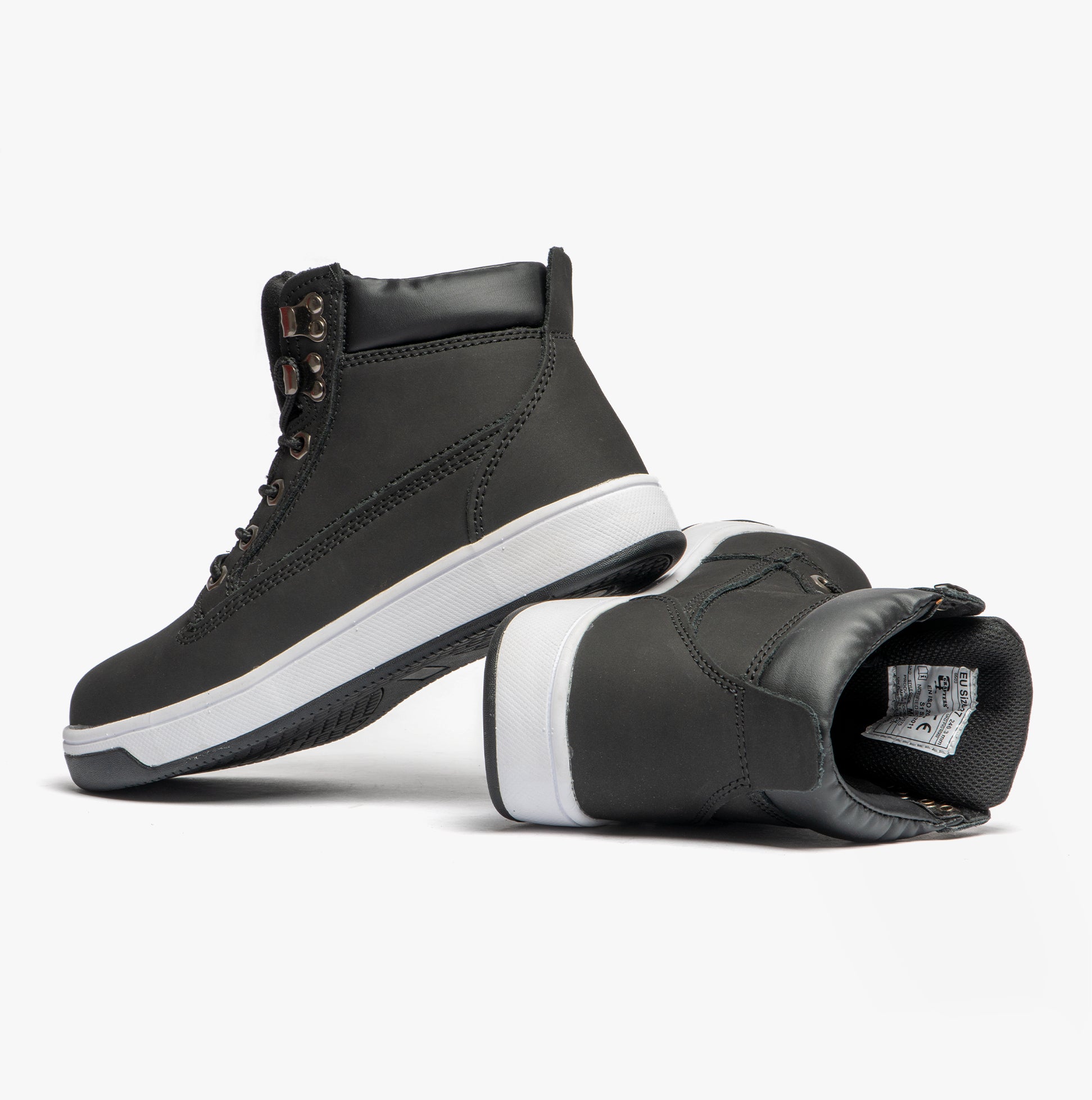 Grafters M057A Unisex Safety Trainer Boots Black