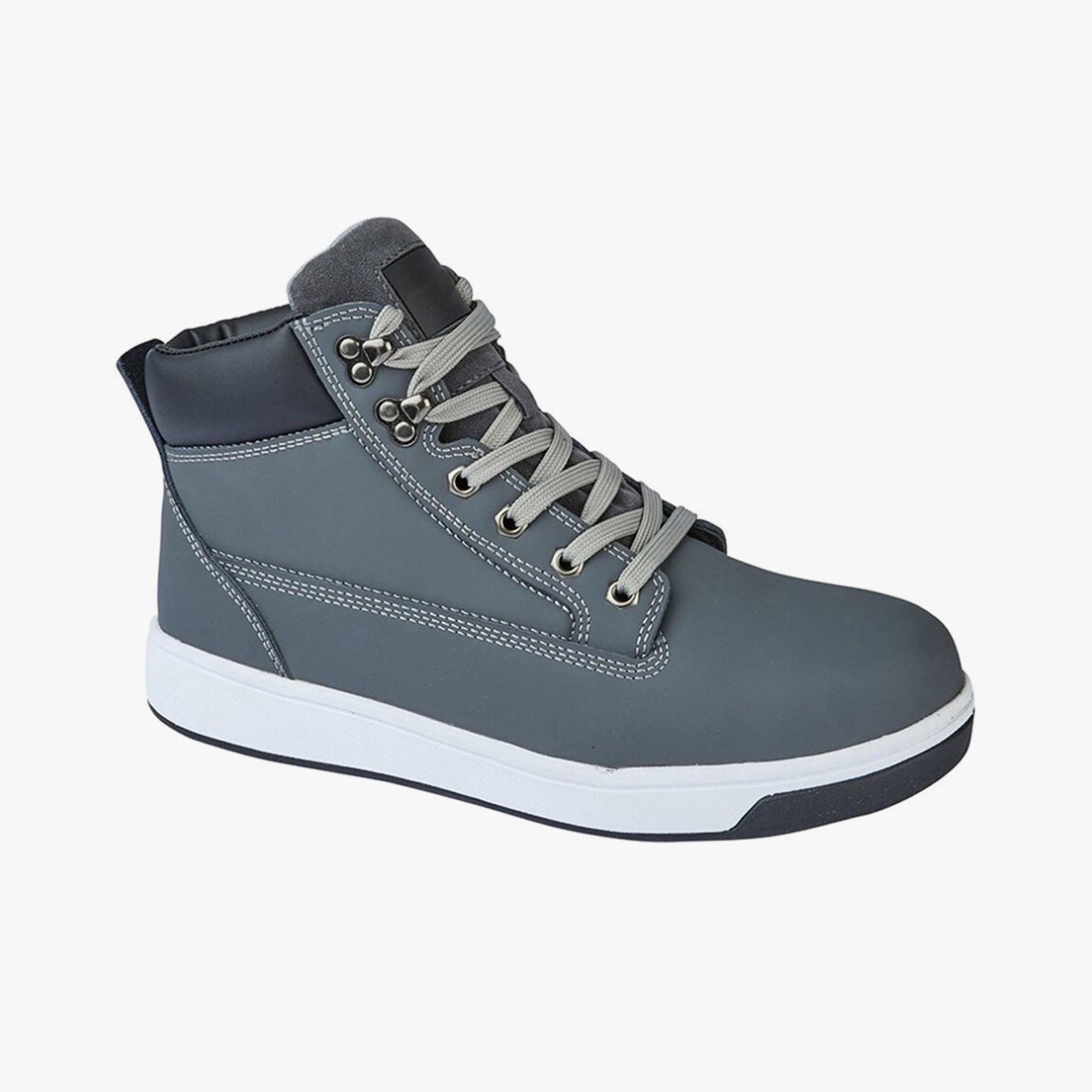 Grafters M057F Mens Safety Boots Grey