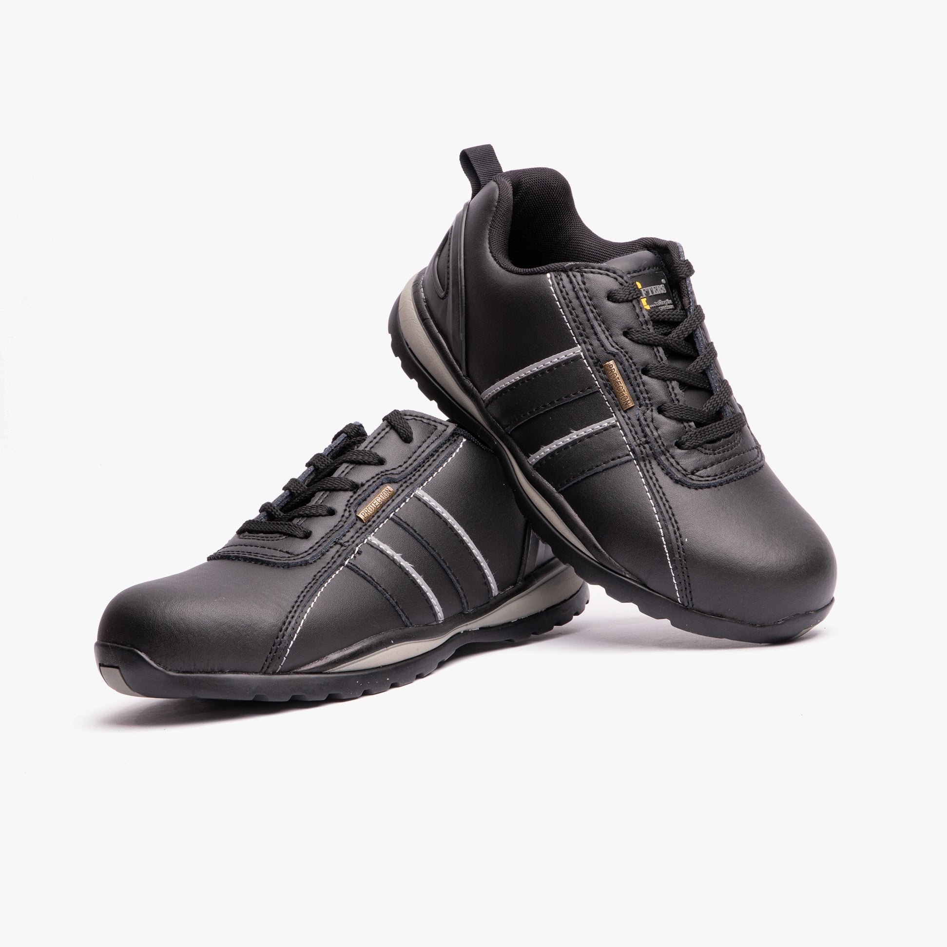 Grafters M090A Unisex Safety Trainers Black