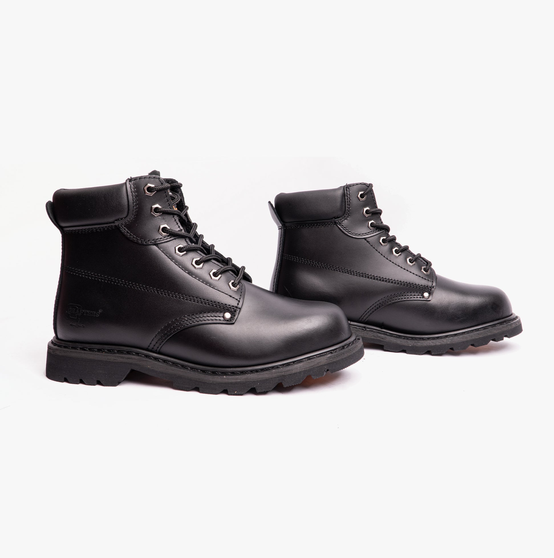Grafters KNIGHT Mens Safety Boots Black