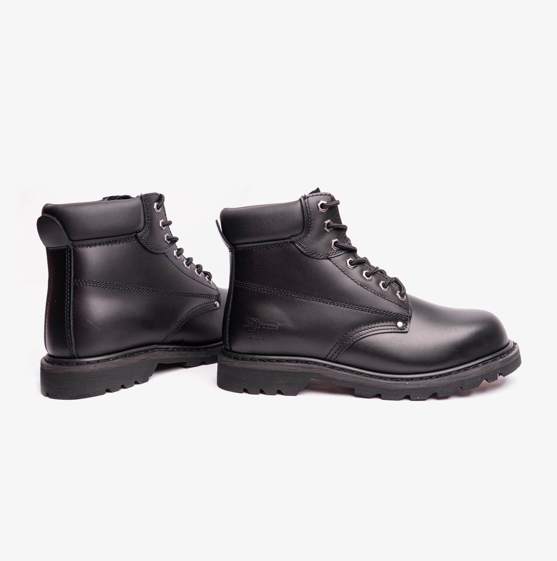 Grafters KNIGHT Mens Safety Boots Black