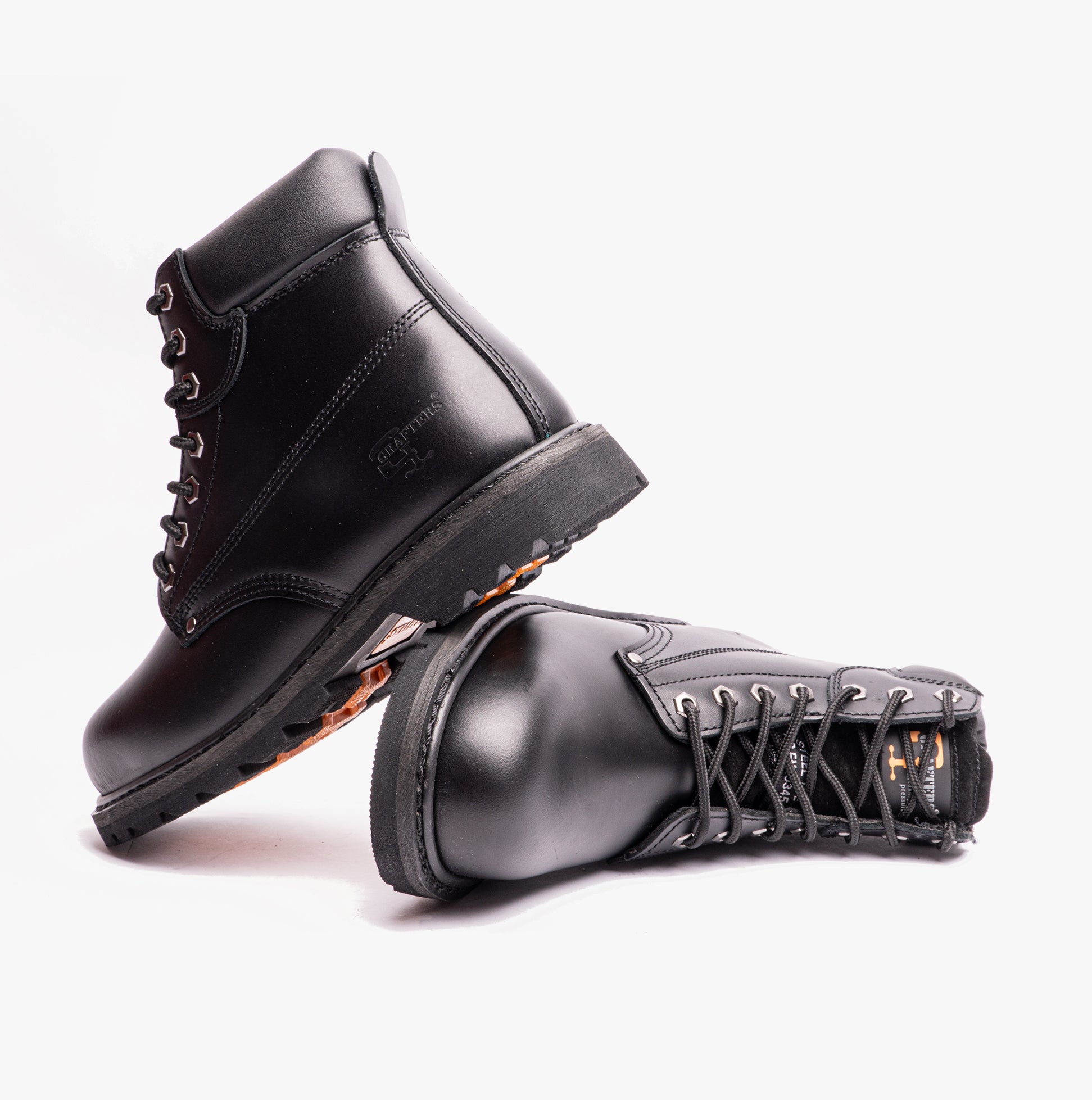 Grafters KNIGHT Mens Safety Boots Black