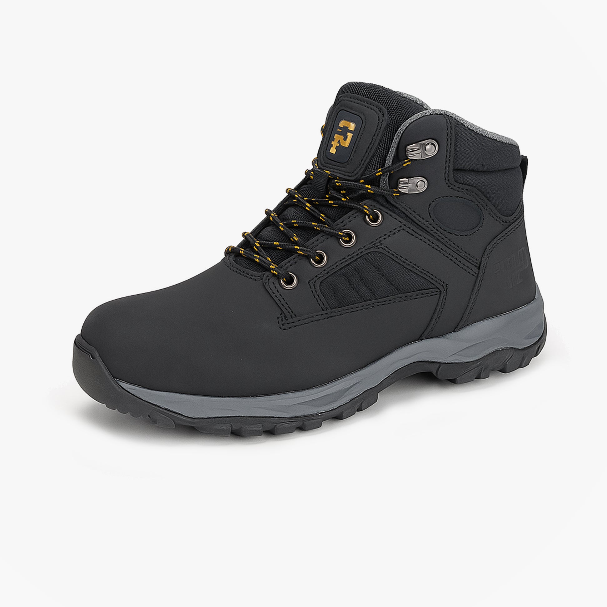 Grafters M292A Mens Nubuck Safety Ankle Boots Black