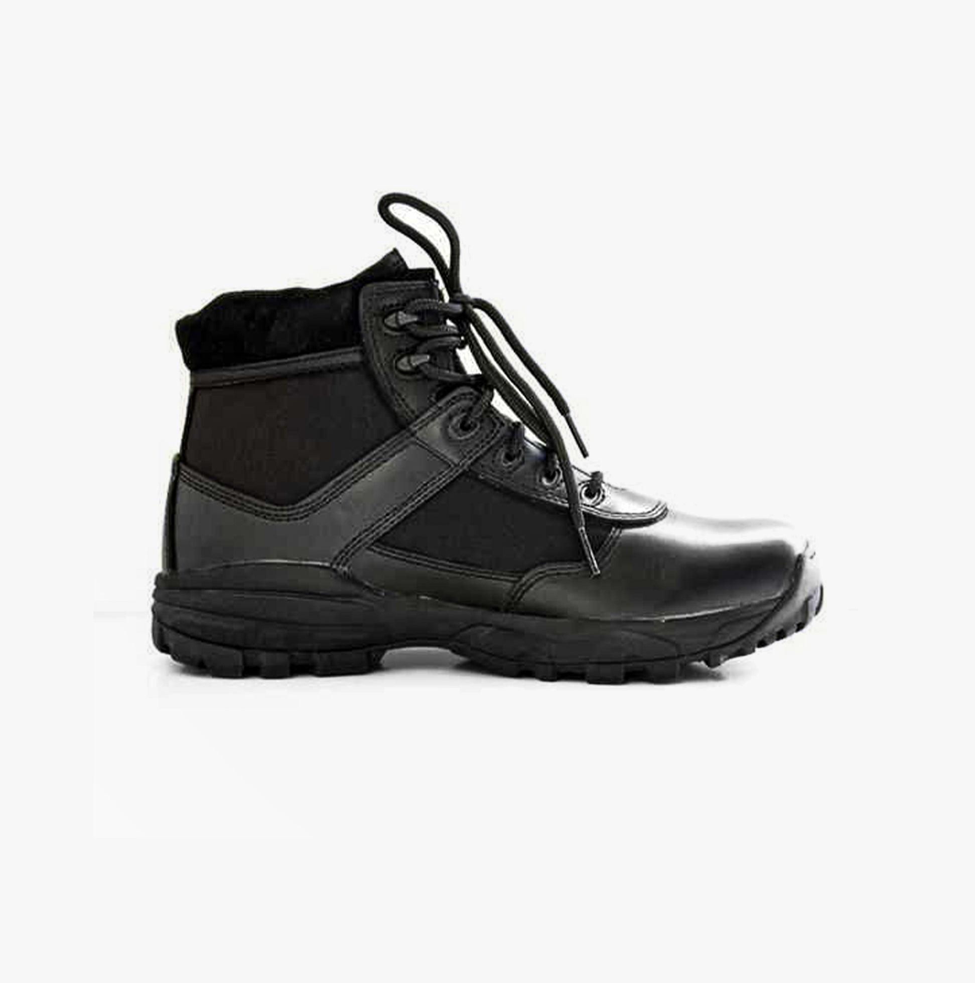 Grafters COVER II Unisex Leather Work Boots Black