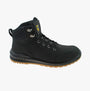 Grafters M513A Unisex Nubuck Steel Toe Boots Black