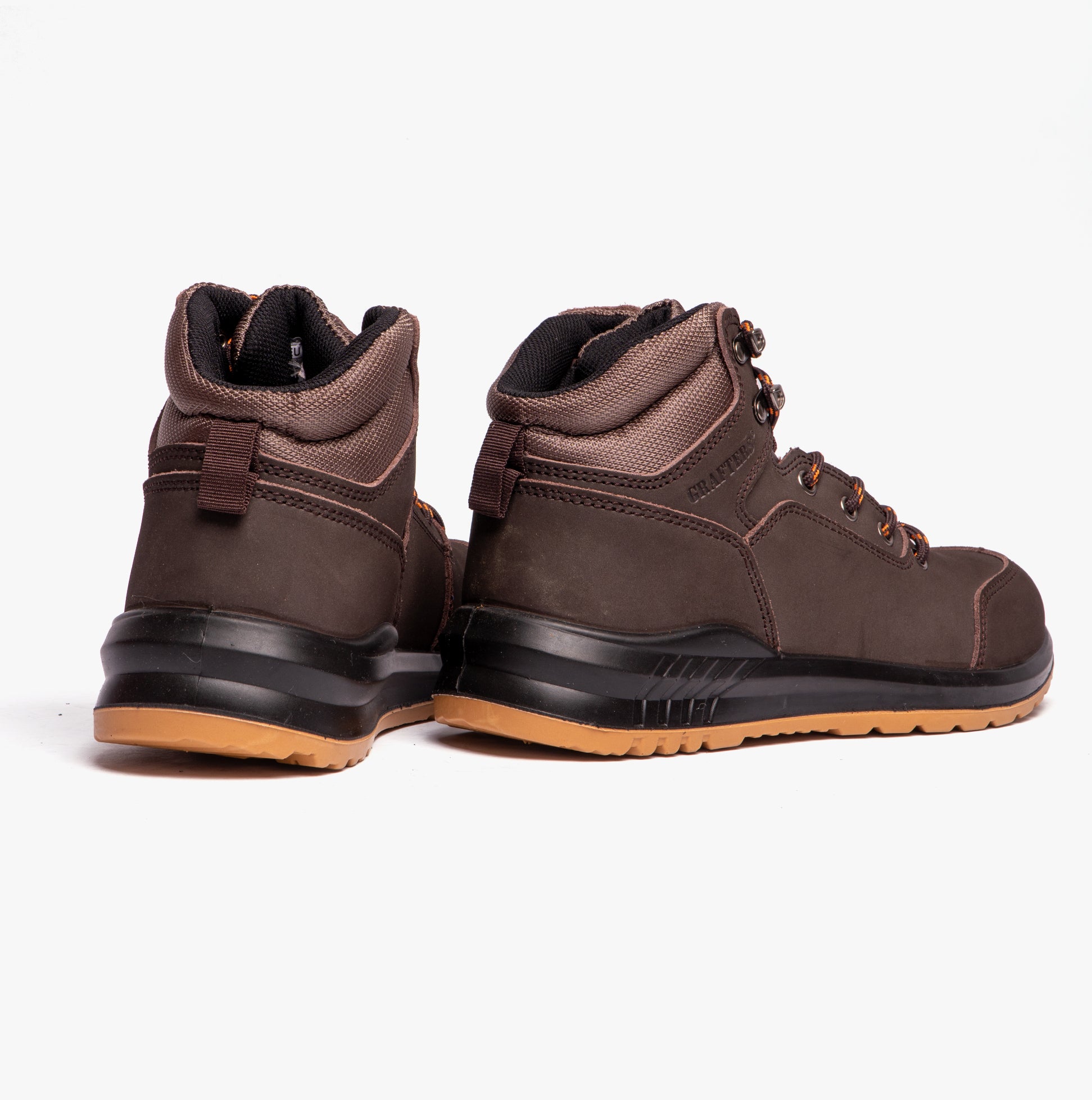 Grafters M513B Unisex Safety Boots Brown