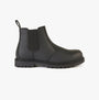 Grafters M539A Unisex Leather Chelsea Safety Boots Black