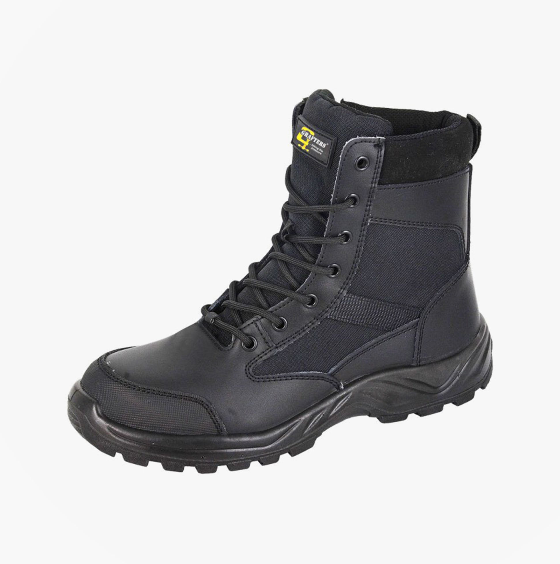 Grafters M752A DMZ6 Mens 6 Inch Safety Boots Black