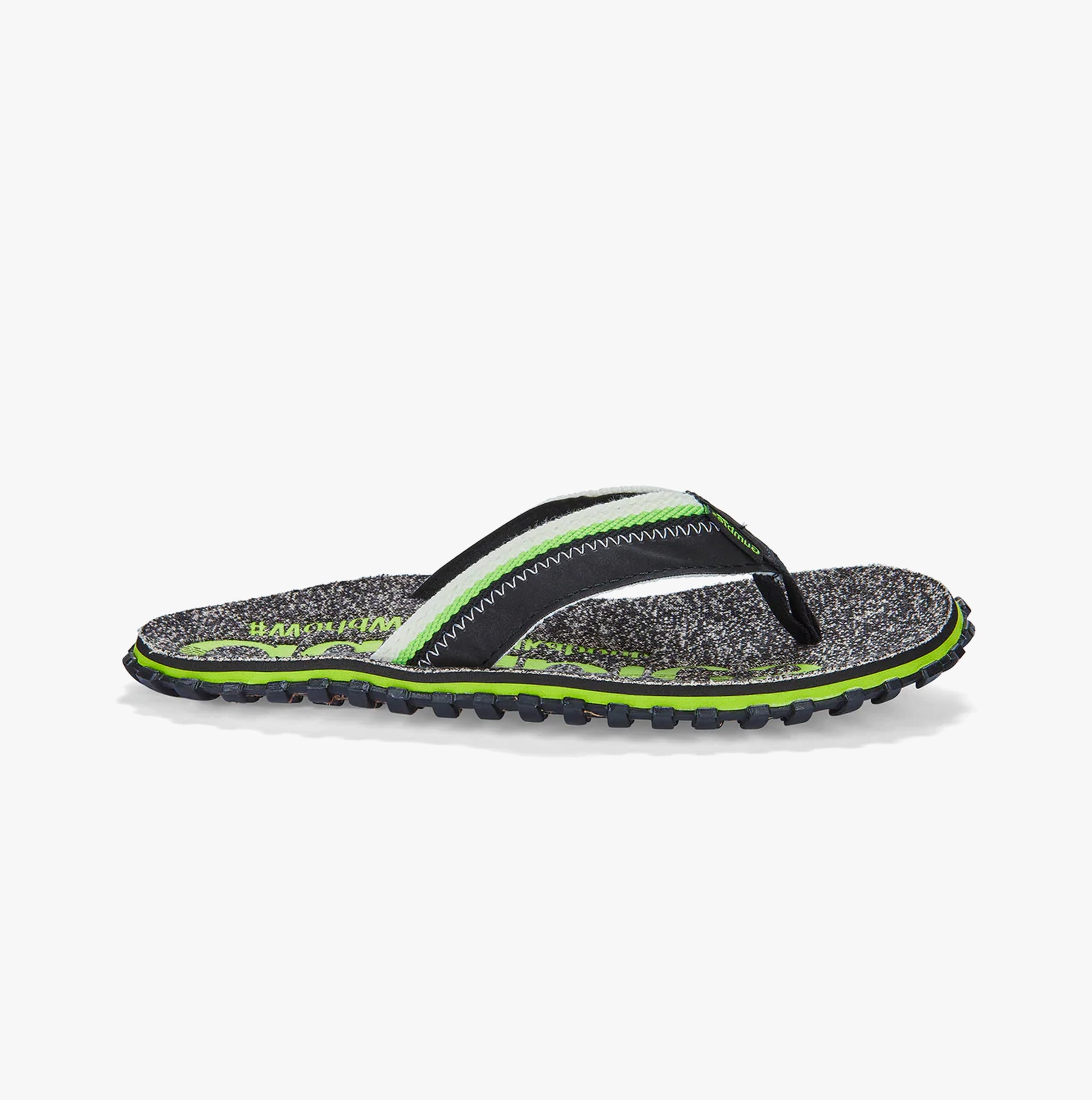 Gumbies CAIRNS Mens Recycled Flip-Flops Lime